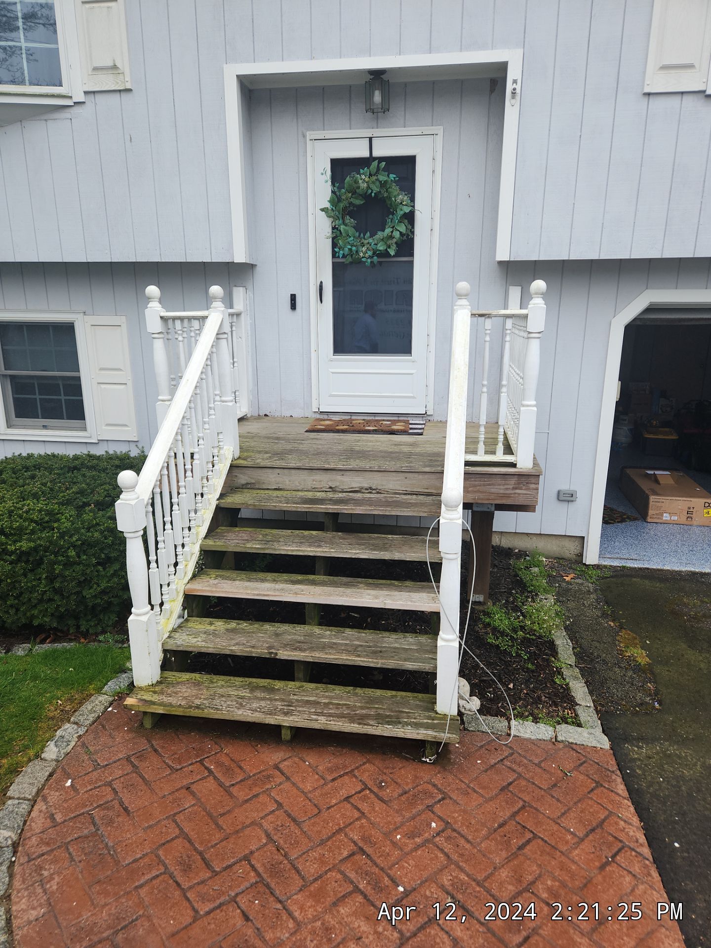 Siding Installation using Certainteed Cedar Impressions Straight Edge Perfection Shingles - D7 - Pacific Blue by A Plus Exterior