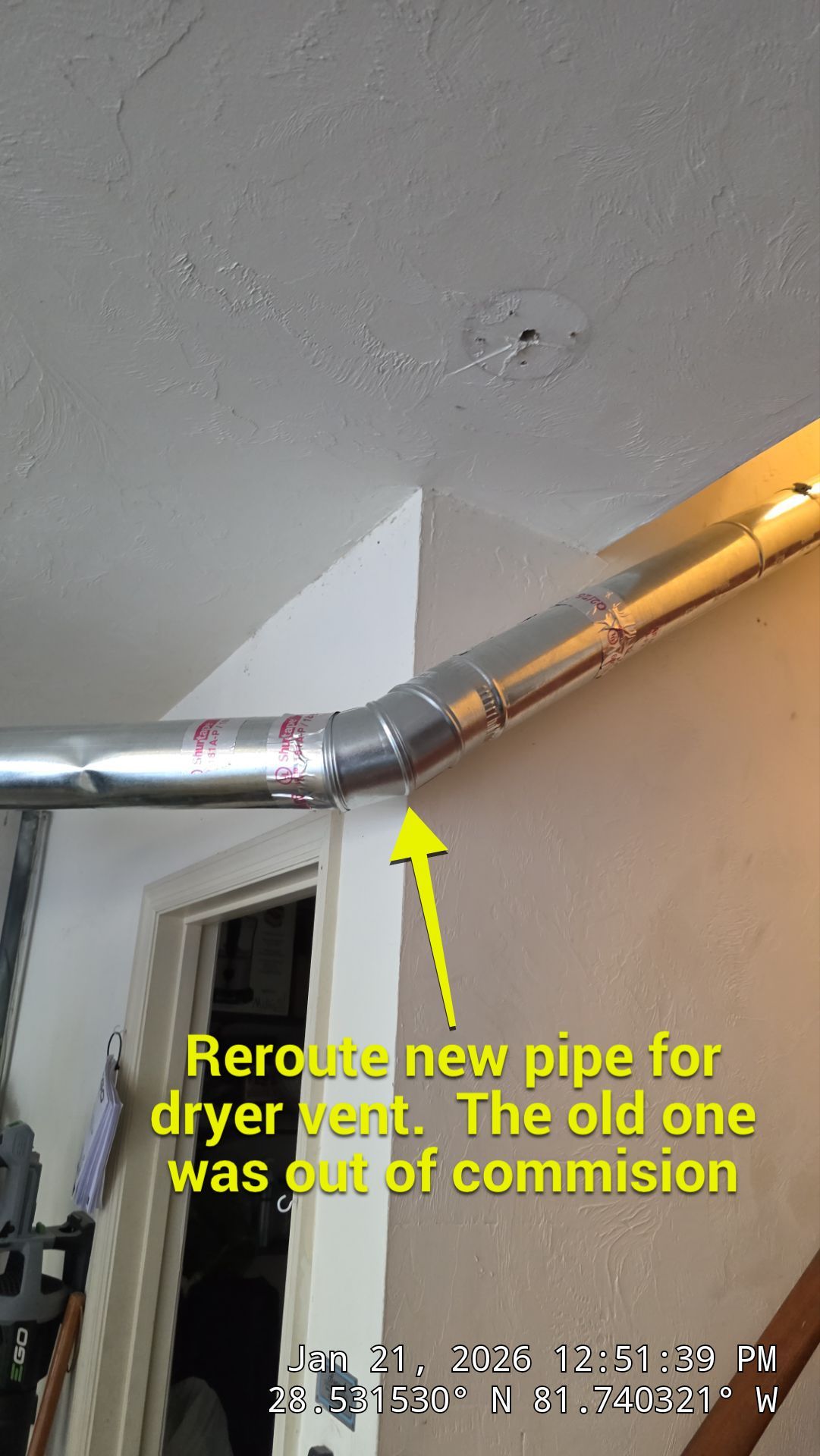 Dryer Vent Repair in Clermont by Hygienic Air, Inc