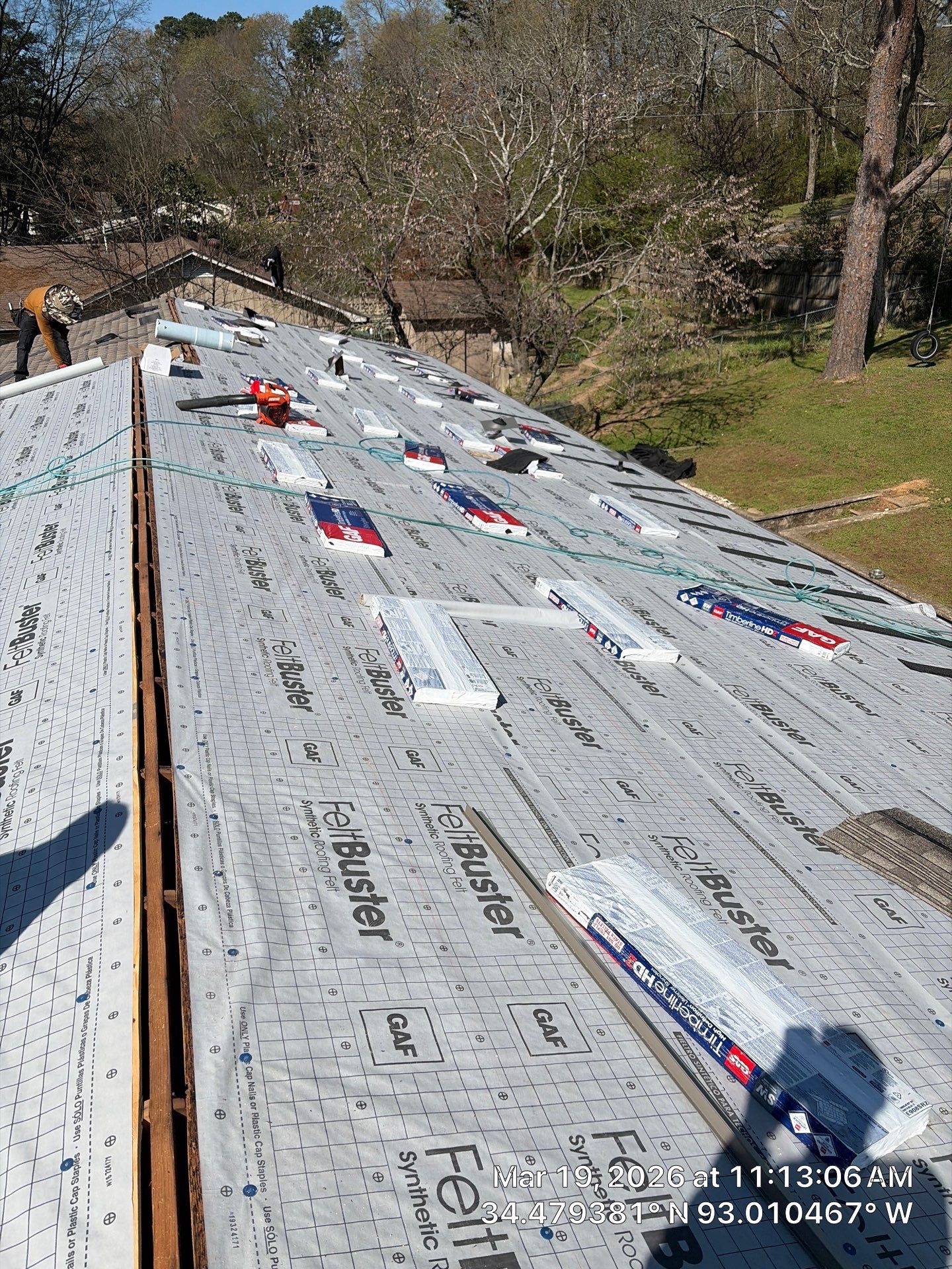 Full Roof Replacement and Storm Damage Restoration in Hot Springs by Temple Roofing and Exteriors
