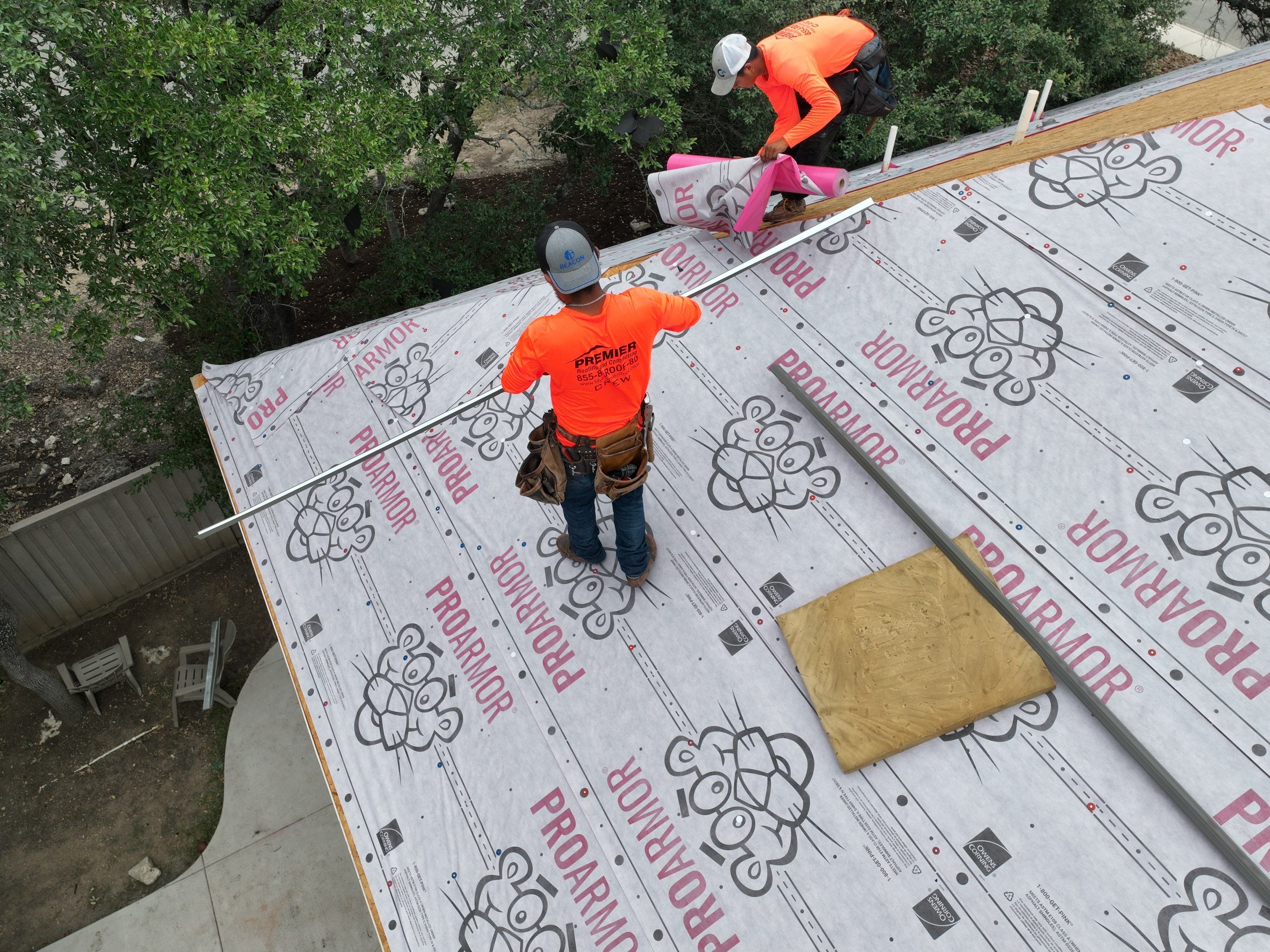 Residential Roof Replacement by Premier Roofing and Contracting