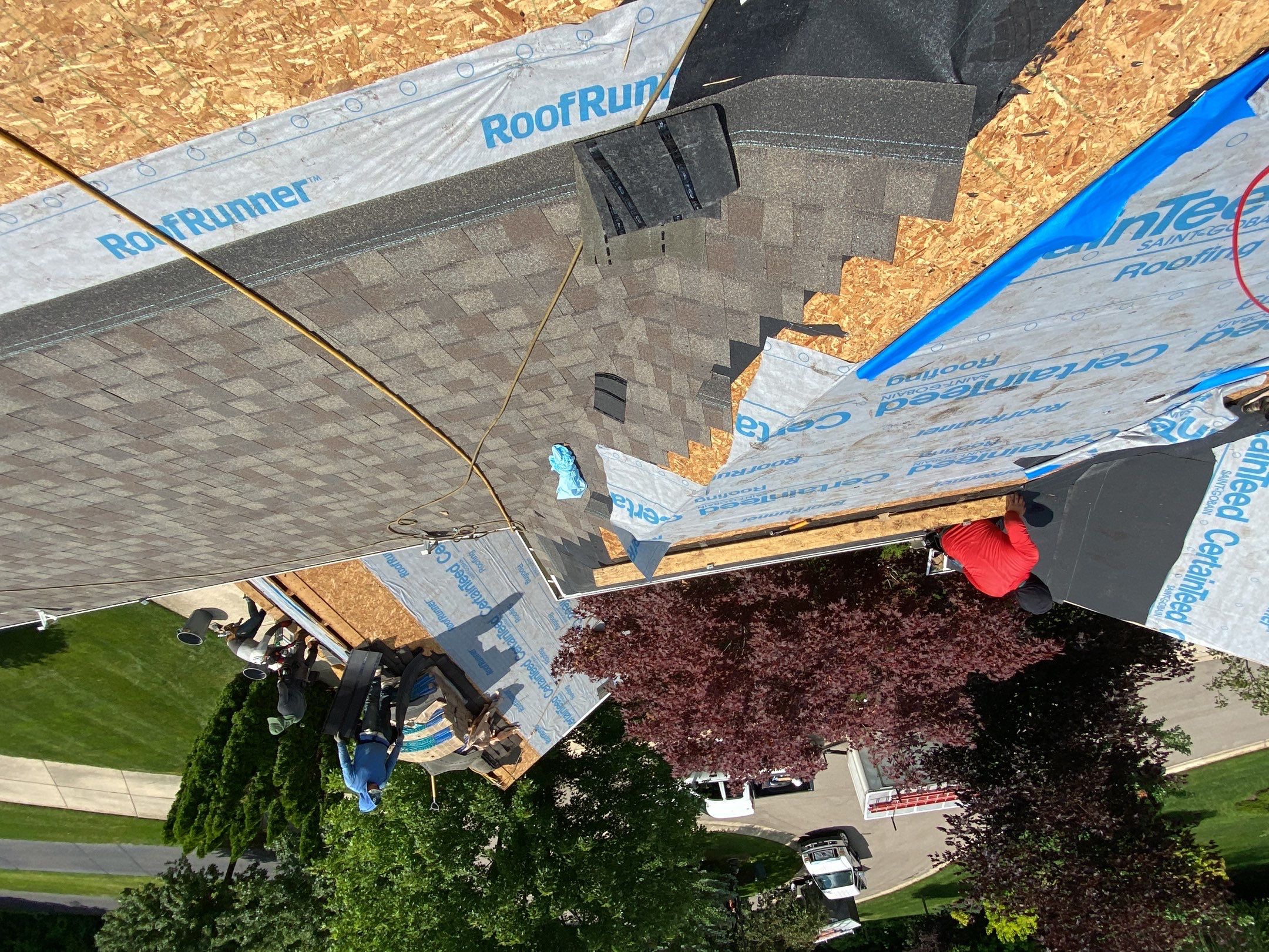 Roof Replacement using CertainTeed Landmark by 180 Contractors