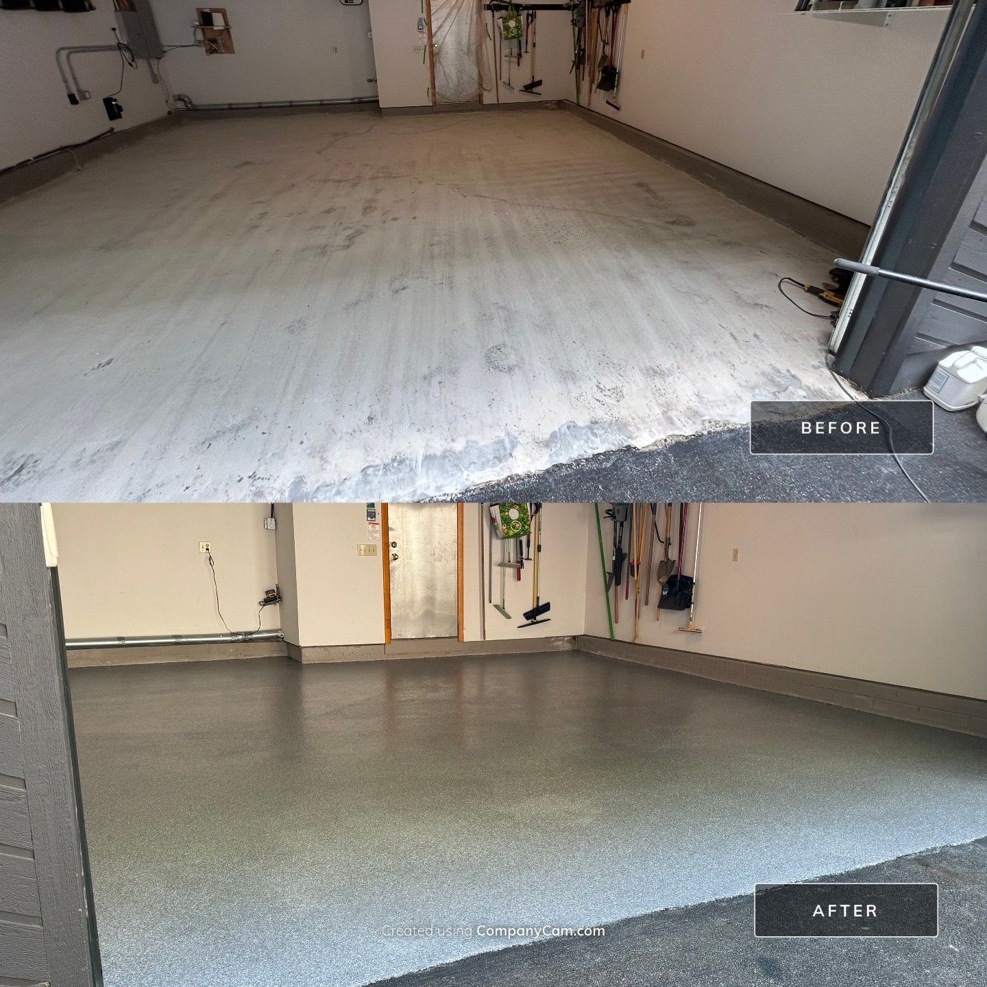 Concrete Floor Coating using Concrete Floor Coating Color: Basalt by DiGiorgi Roofing and Siding Inc