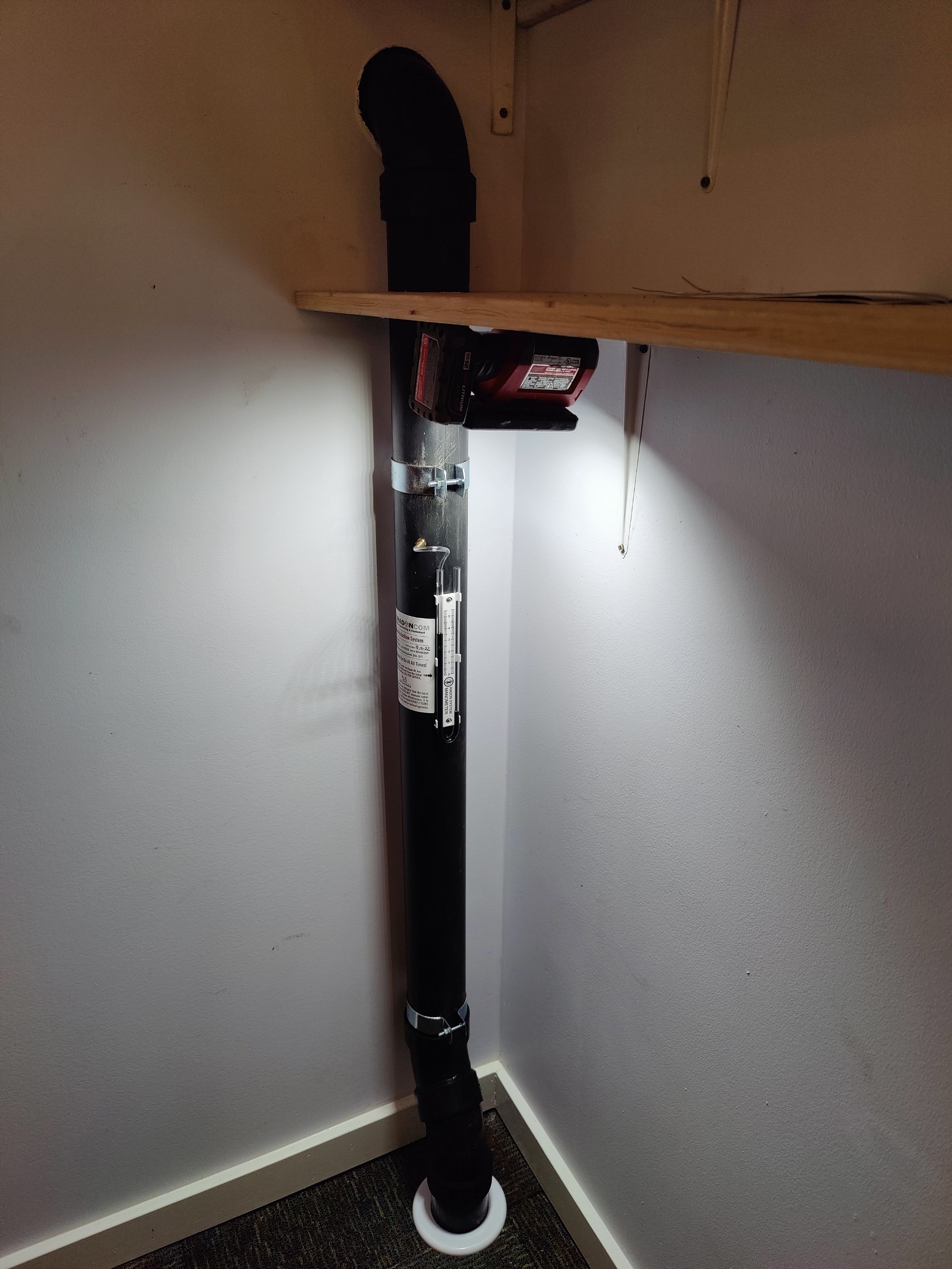 Subslab Radon System by JustRadon.Com
