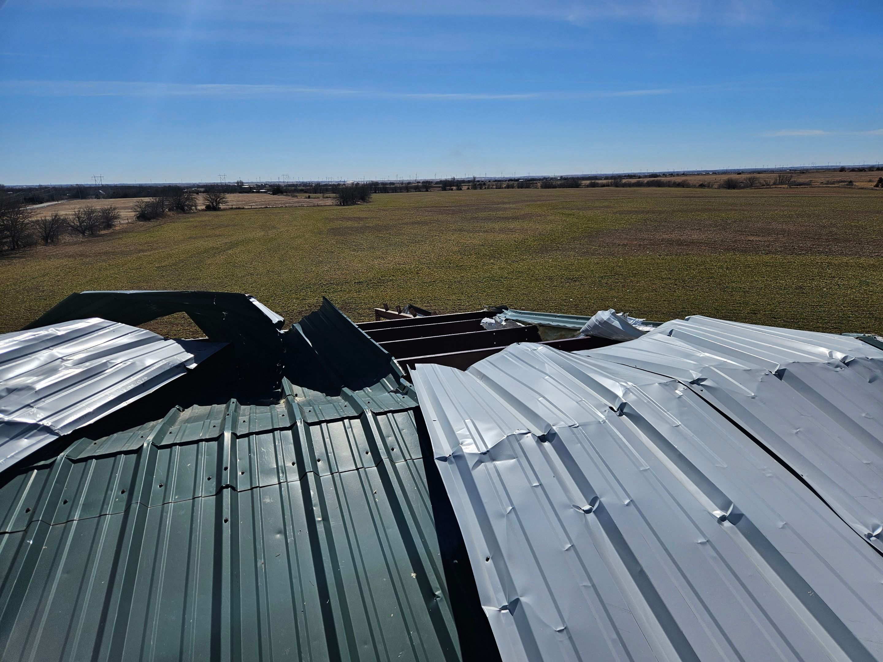 Metal Roof & Building Project in El Reno by Z Construction & Roofing, LLC