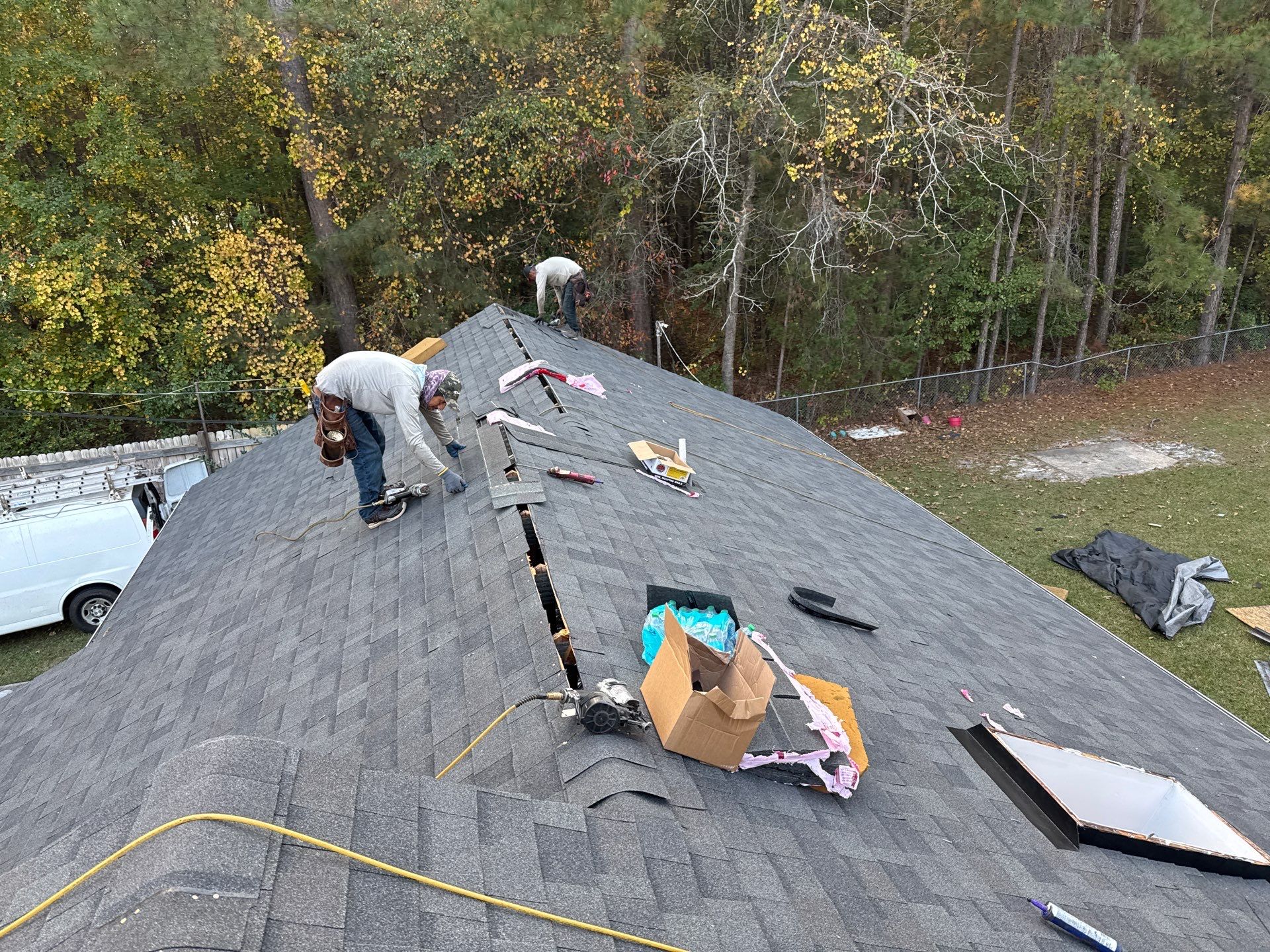 Residential Roofing Installation with Repairs  by Karcher Roofing & Construction