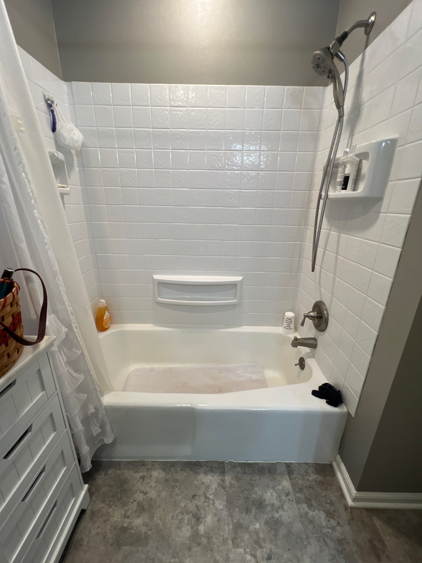 Bathroom Remodel using Shower Base by The Shower Company