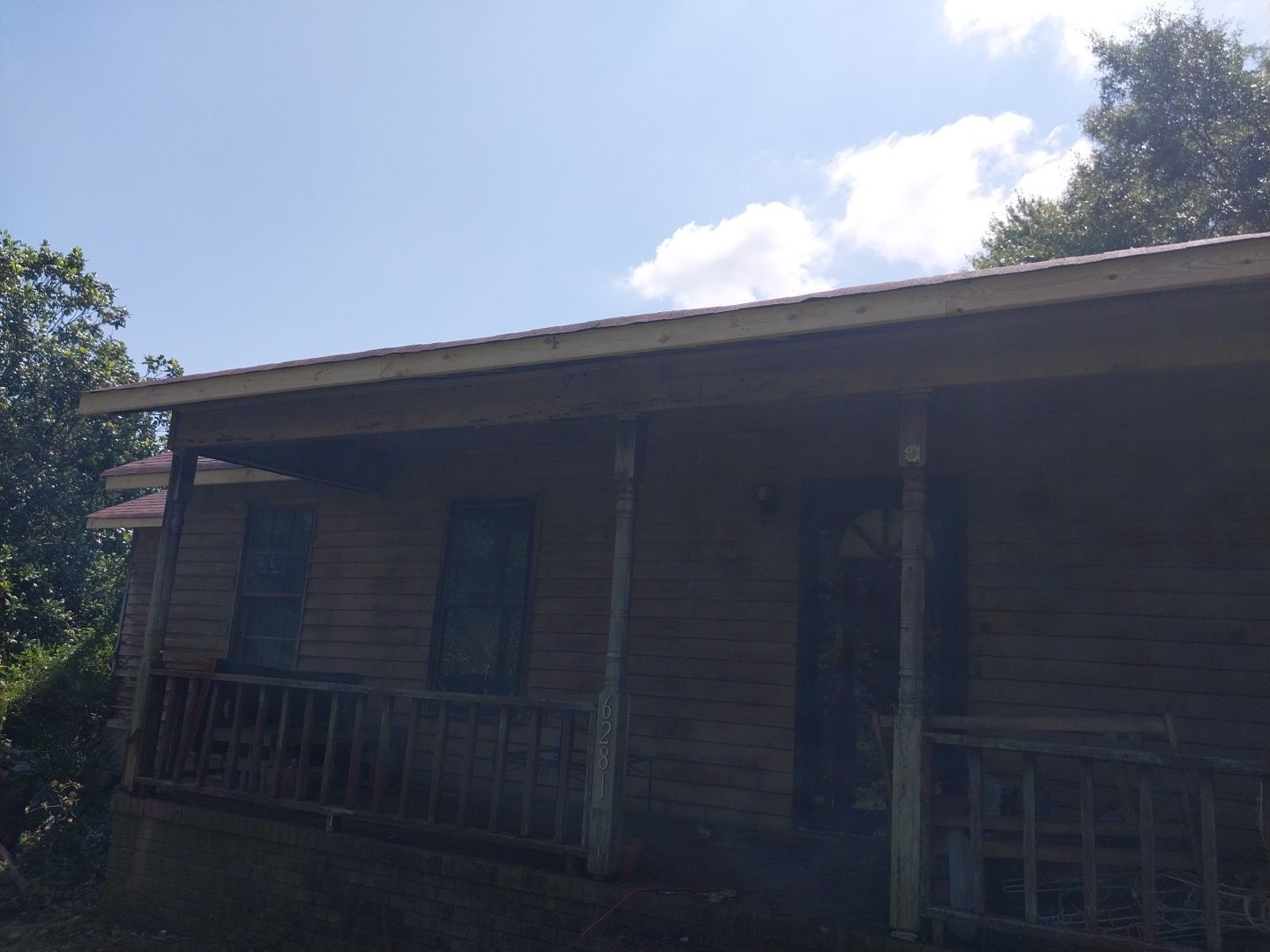 Syler roofing job by BROCK BUILDERS 