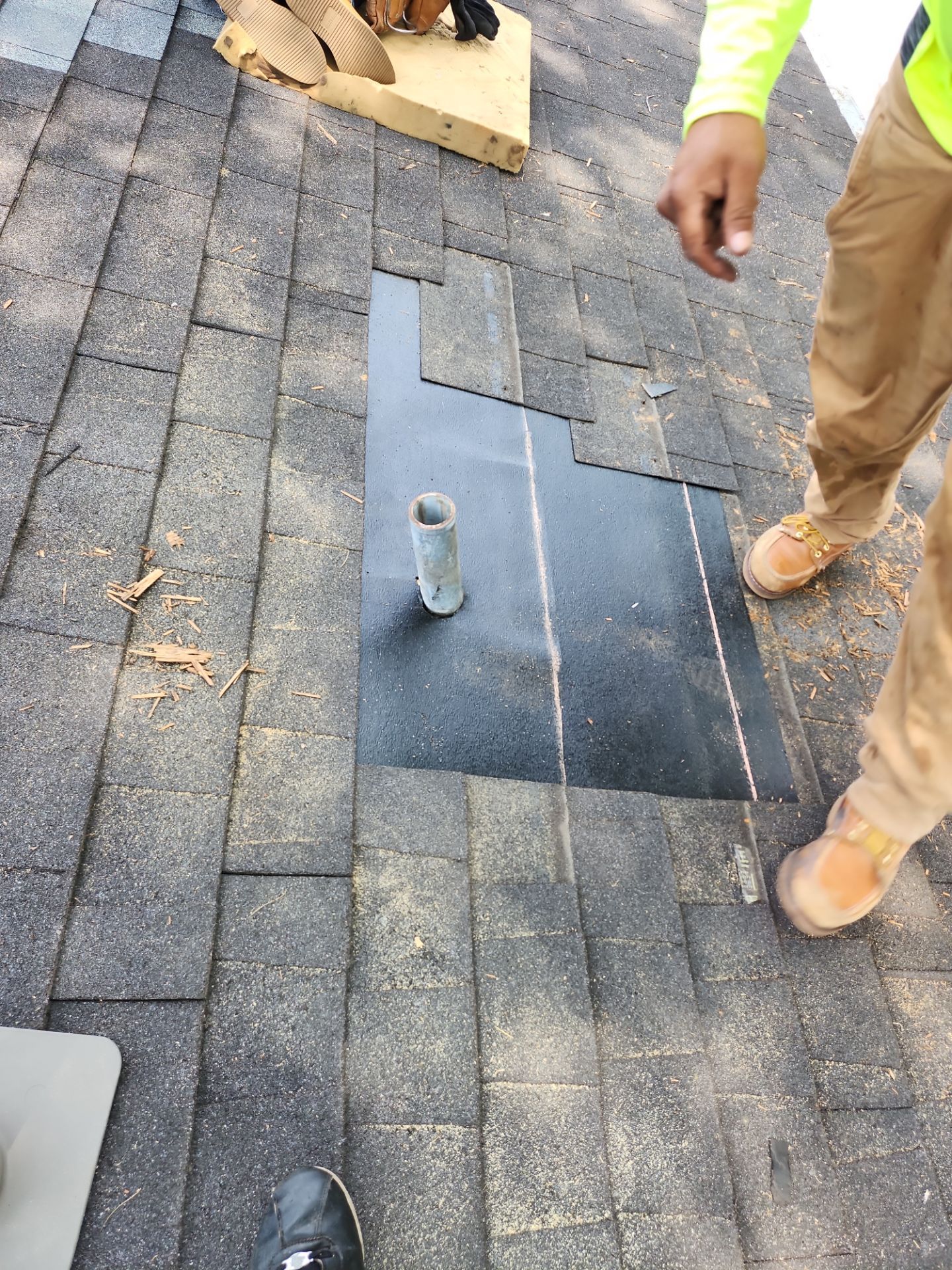 Hail Damage using Owen's Corning Duration (Lifetime) Shingles by Roof Repair Services LLC