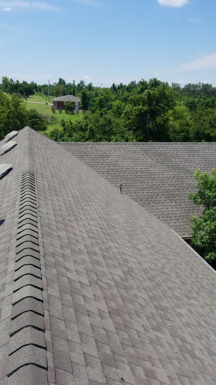 Reroof using GAF HDZ Weathered Wood by Castillo Roofing