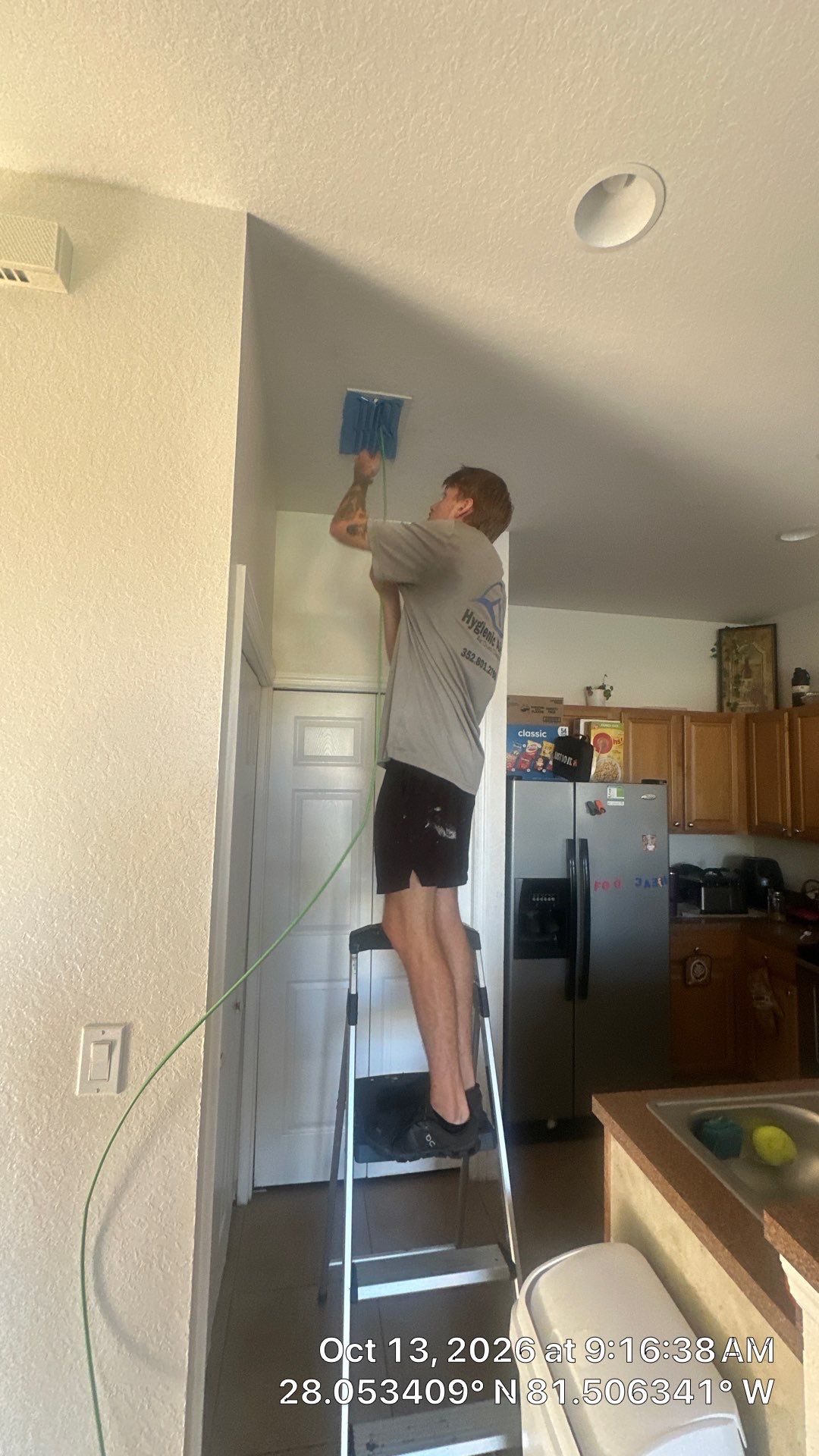 Air Duct Cleaning with Negative Suction — Kissimmee by Hygienic Air, Inc