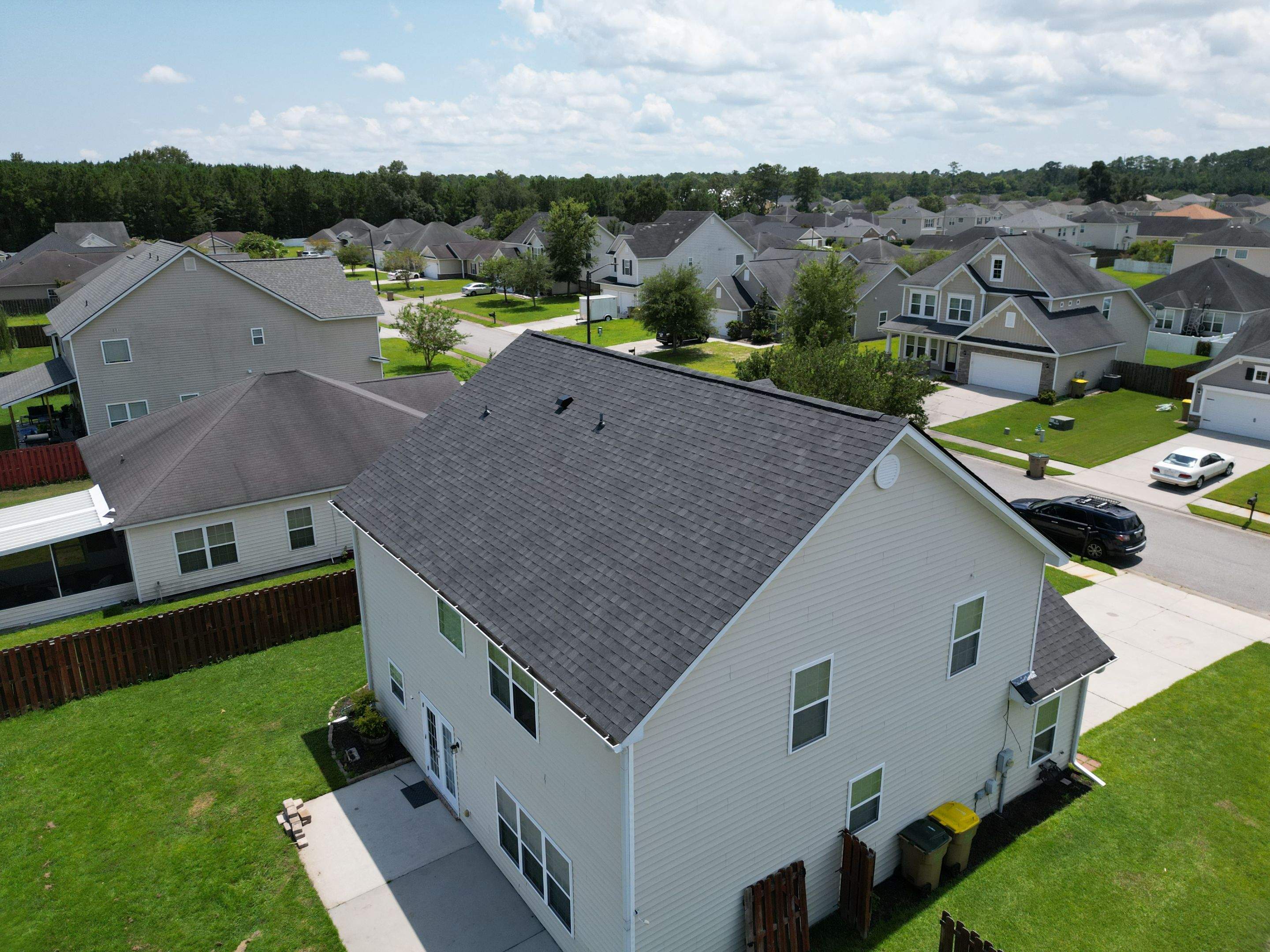 Residential Roofing Installation using Atlas Pinnacle Pristine Black Shadow by Talya Roofing