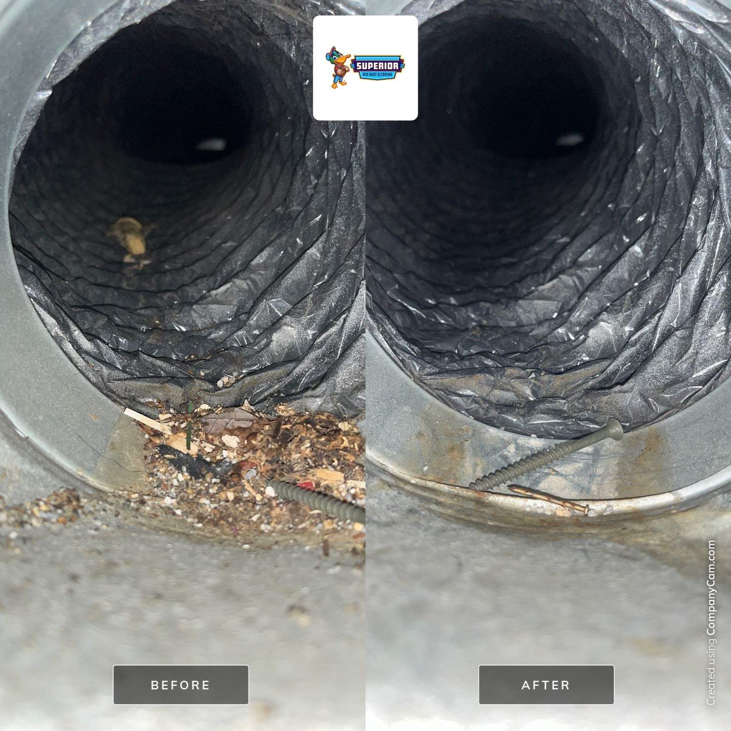 Air Duct Cleaning With a Vacuum Truck in New Castle, PA by Superior Air Duct Cleaning