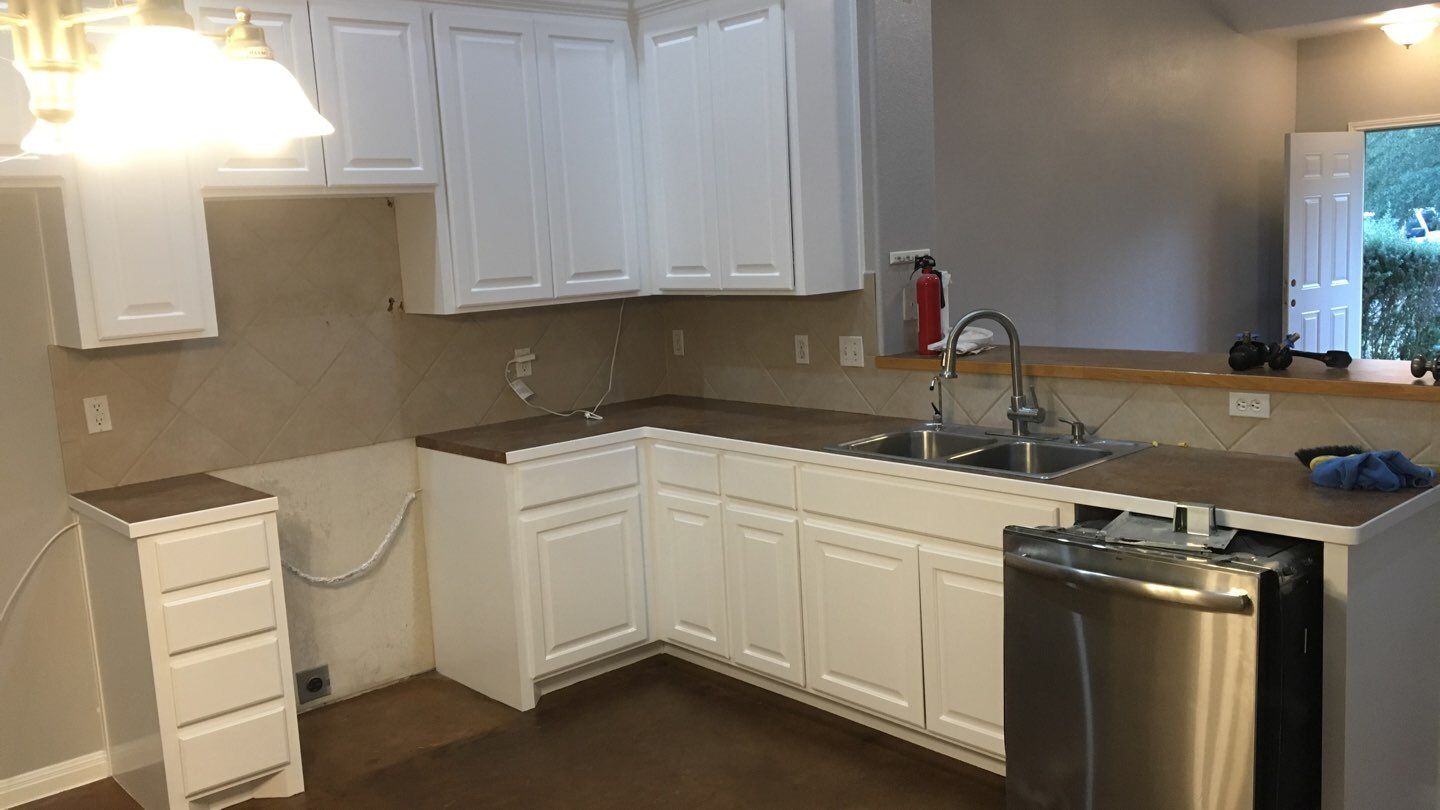 Cabinet Painting by 360 Painting Central Texas 