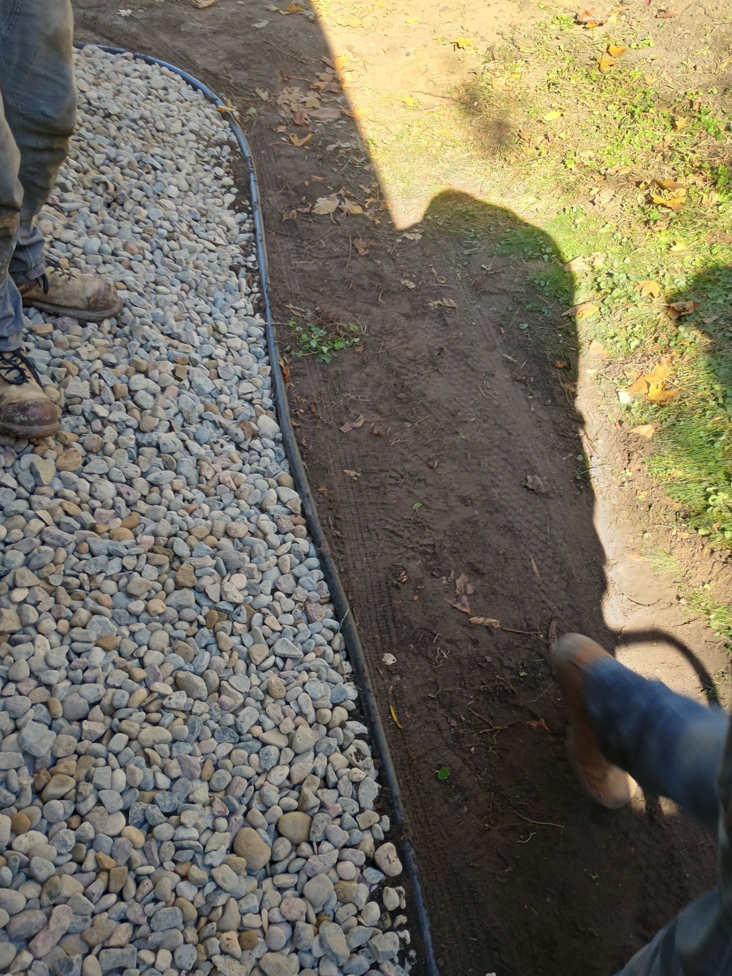 A French Drain for Jeniffer by Waterproofing Northeast