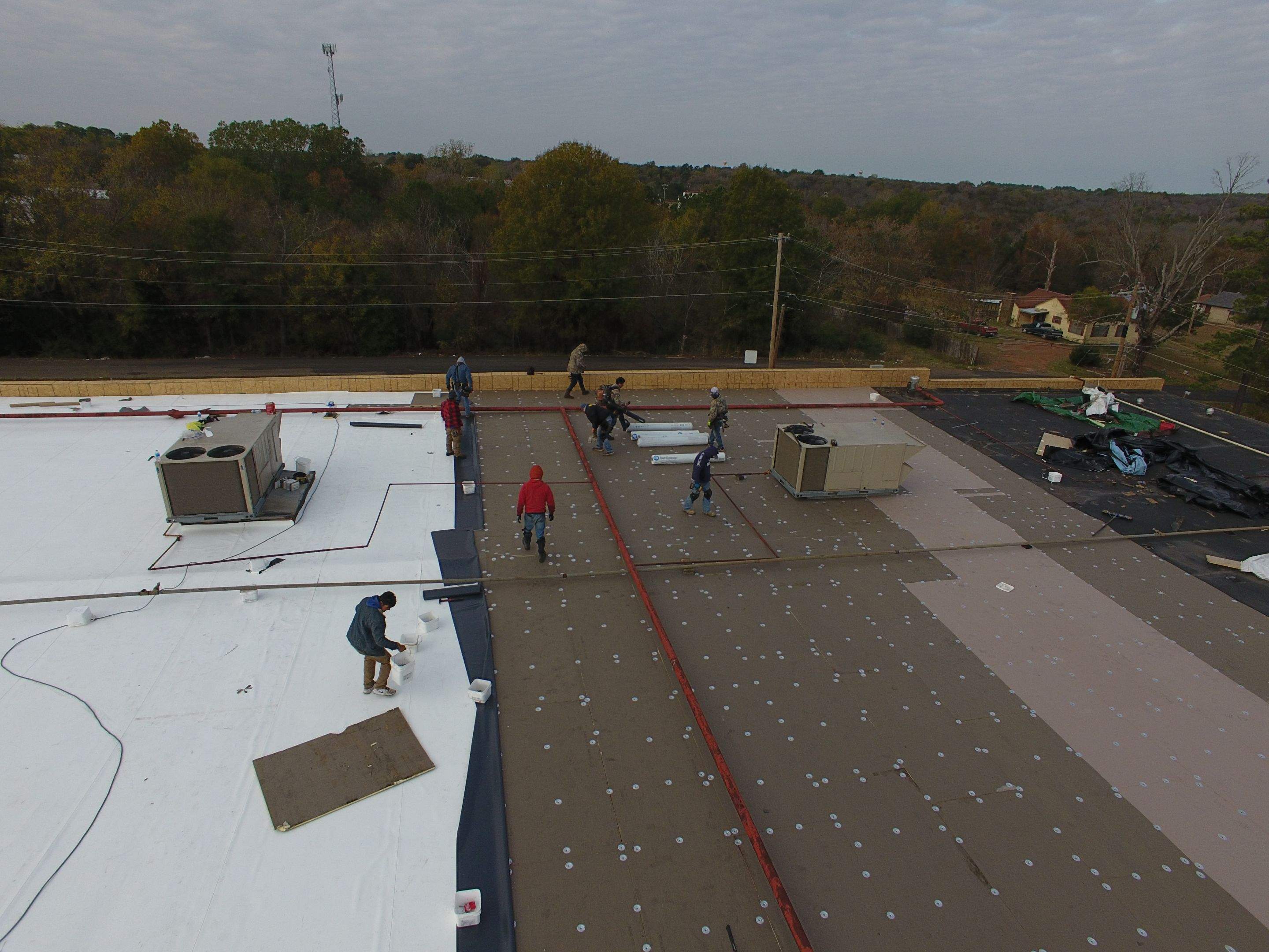 VA Clinic/Tractor Supply in Idabel, Oklahoma by Hostetler Roofing