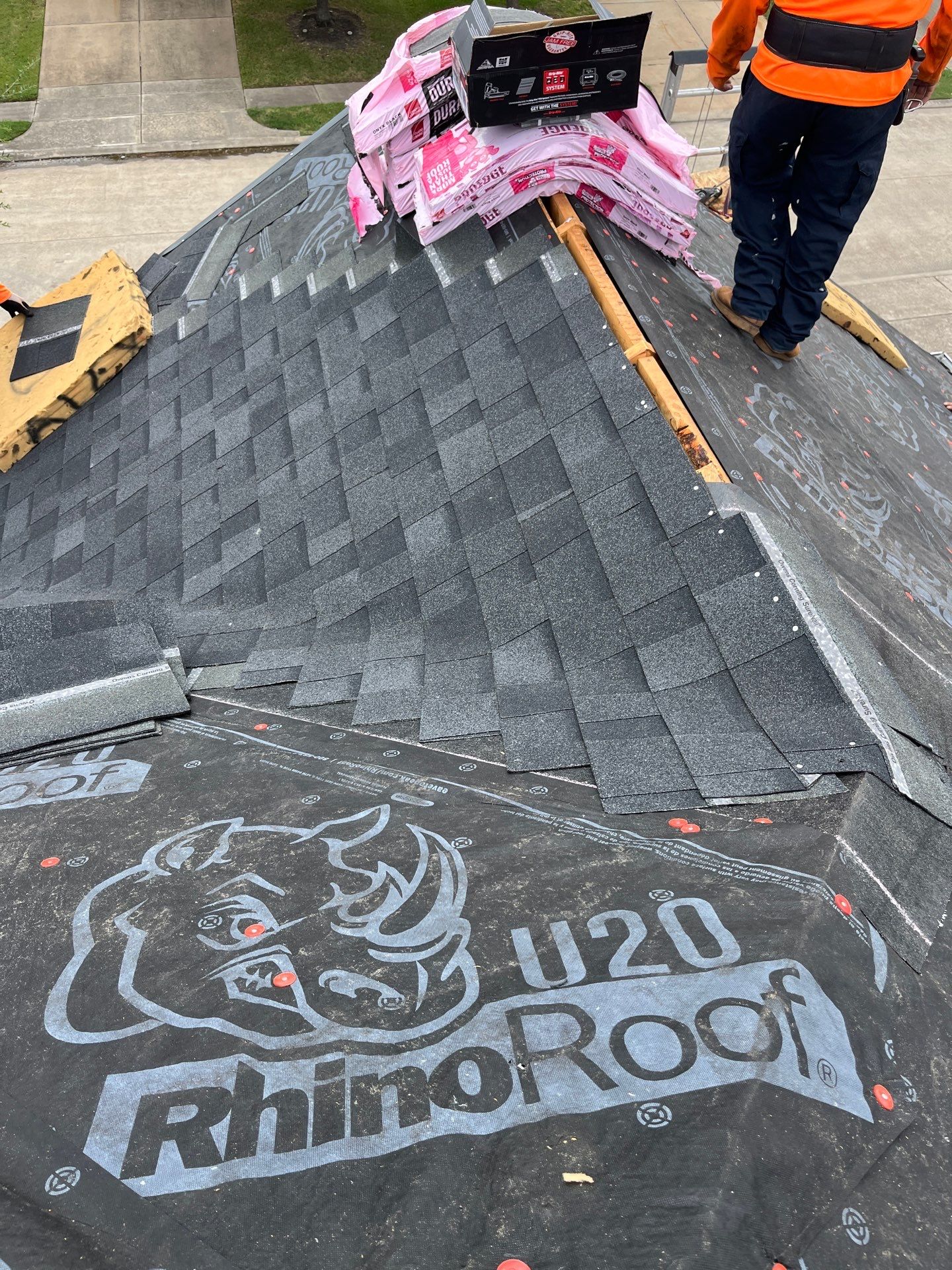 Residential Roofing Repair using Owen's Corning Duration (Lifetime) Shingles by Roof Repair Company