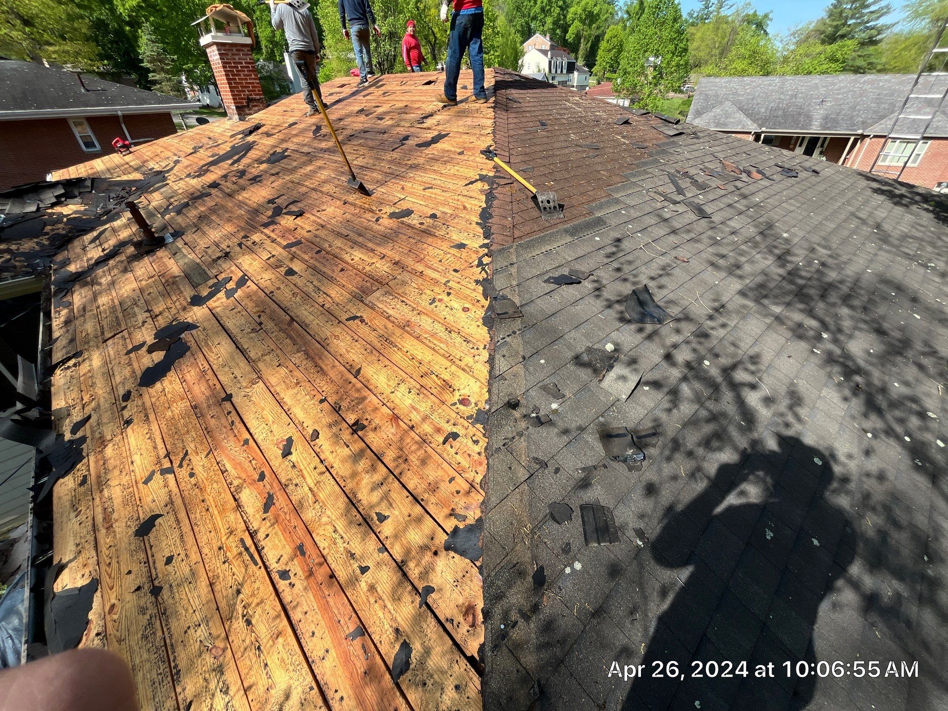 Residential Roofing Installation using Certainteed Landmark Pro Shingles by Fahey Roofing + Contracting