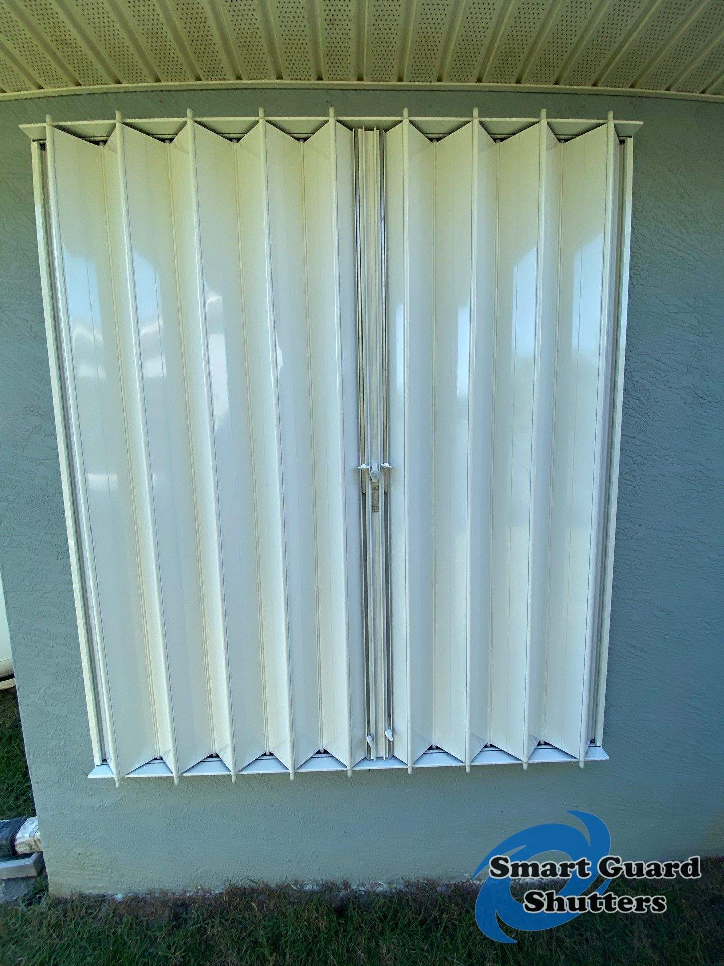 Hurricane Protection in White by Smart Guard Shutters
