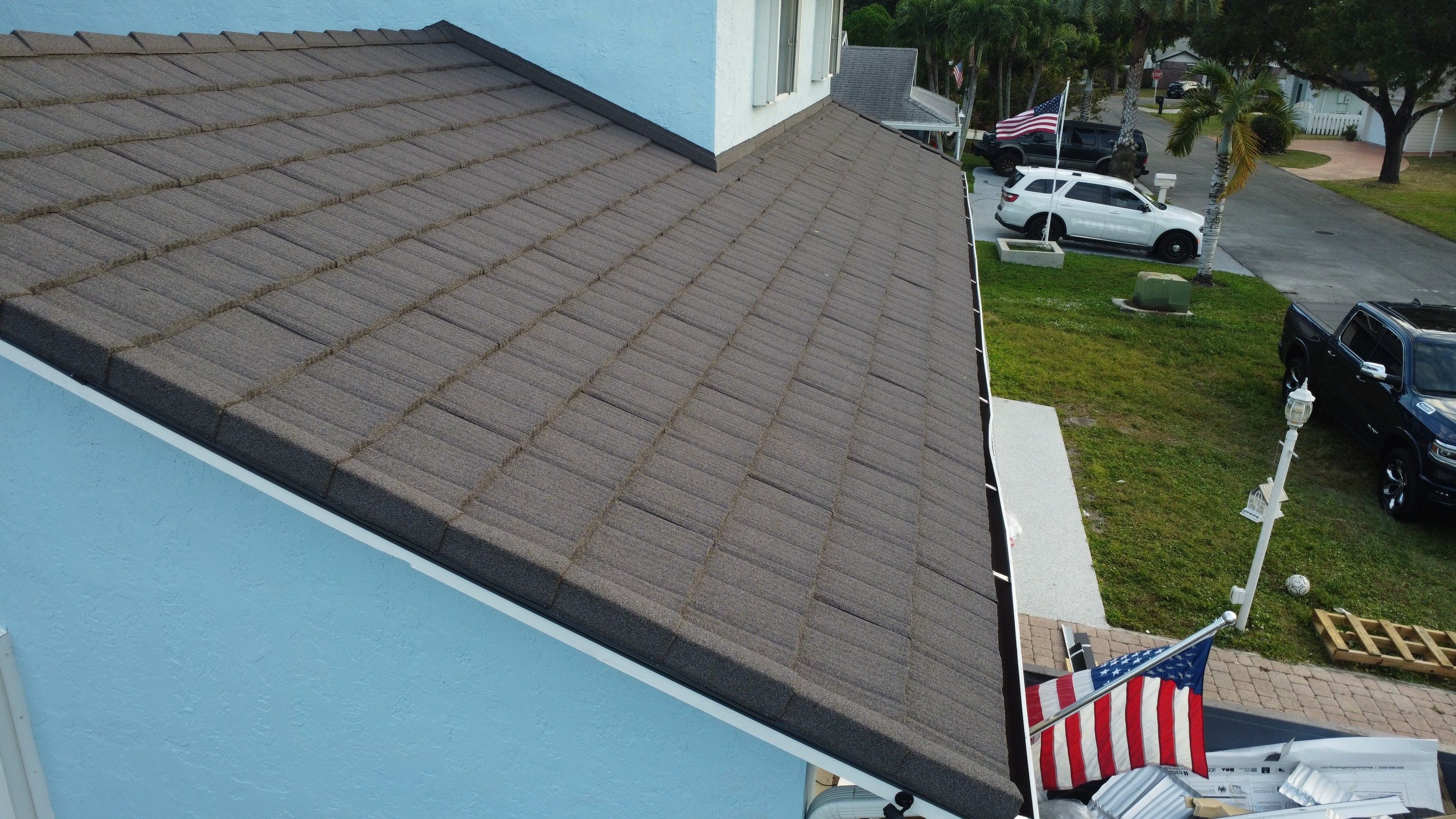 Espresso Stone Coated Steel by Reimagine Roofing