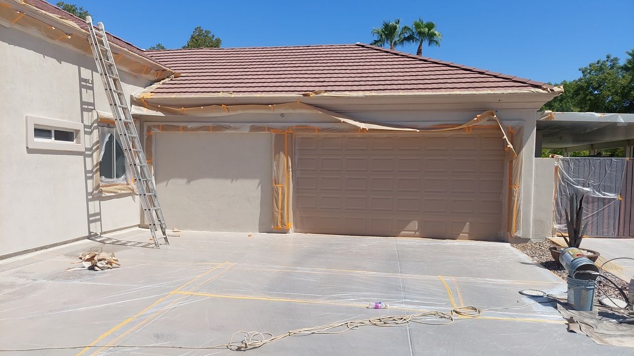 Exterior Paint Job in Mesa by Crash of Rhinos Painting & Garage Floors