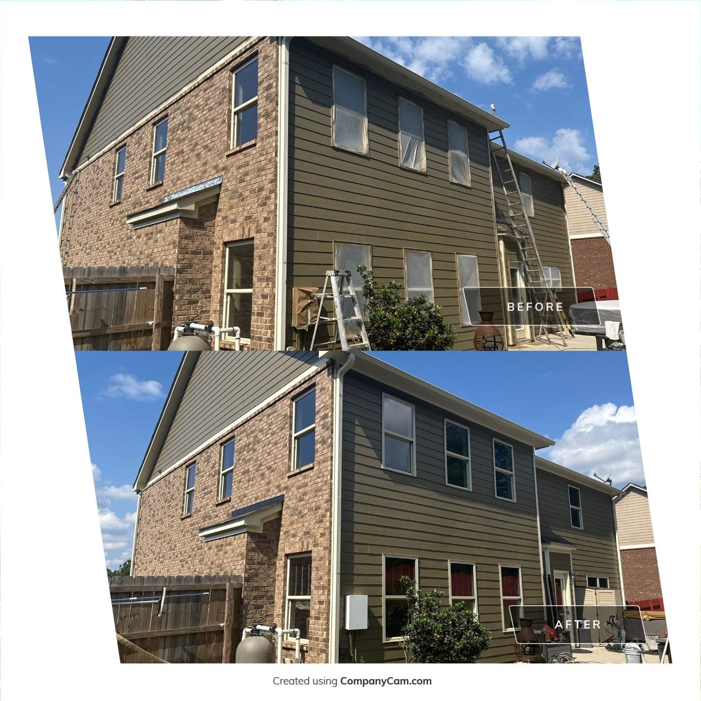 Exterior Painting and Trim Refresh for Dacula Residential Property by Swift Home Renovations