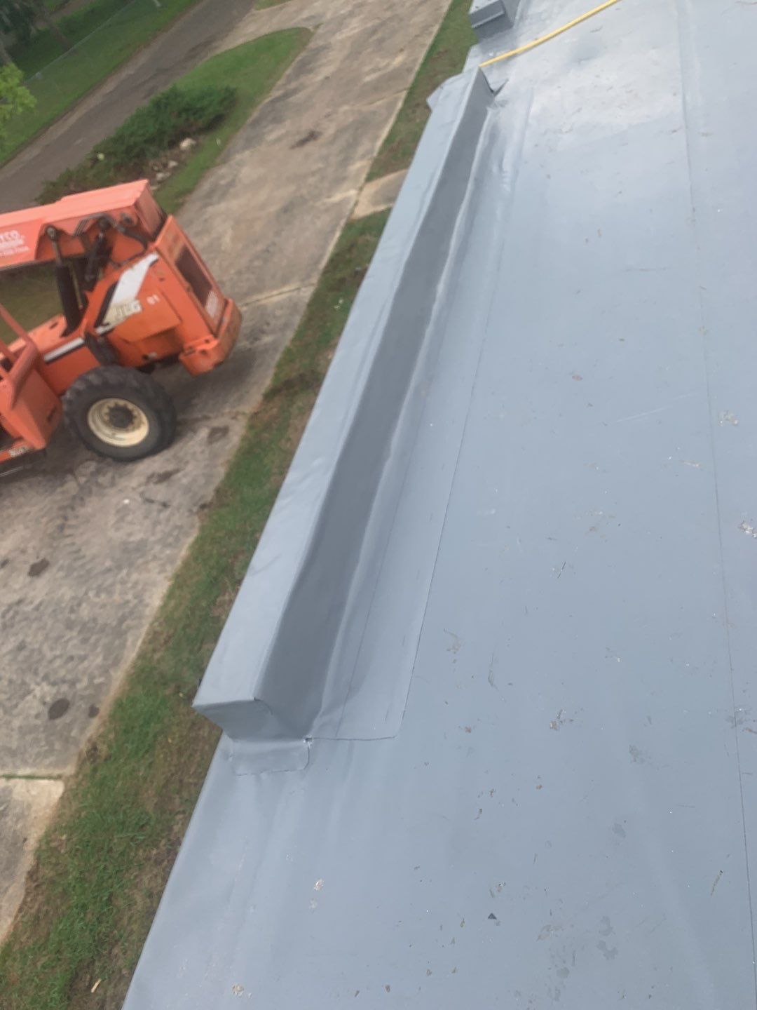 Commercial Roofing Installation using 50 mil PVC by Hostetler Roofing