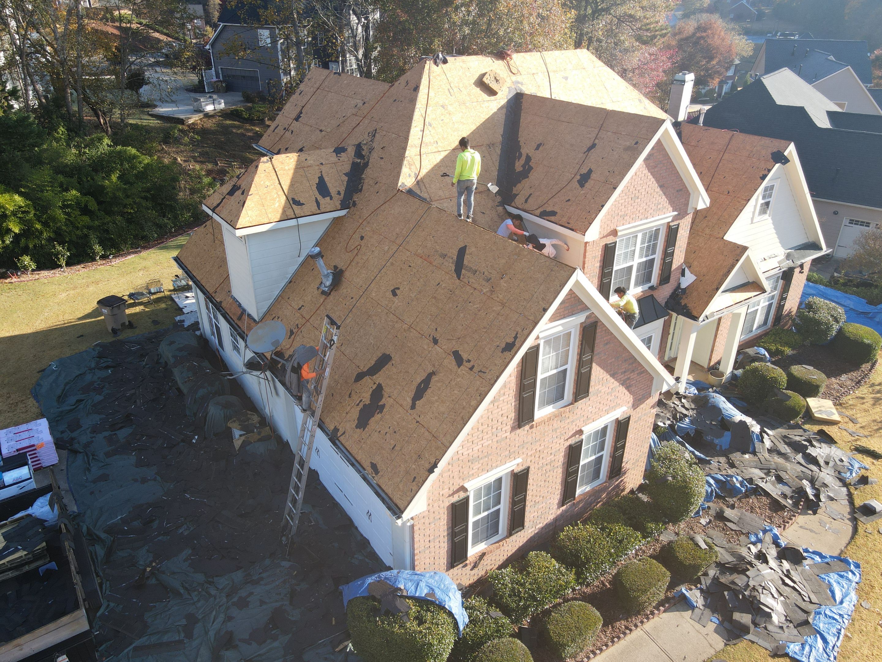 Residential Roofing Installation using Owens Corning by Inspector Roofing and Restoration