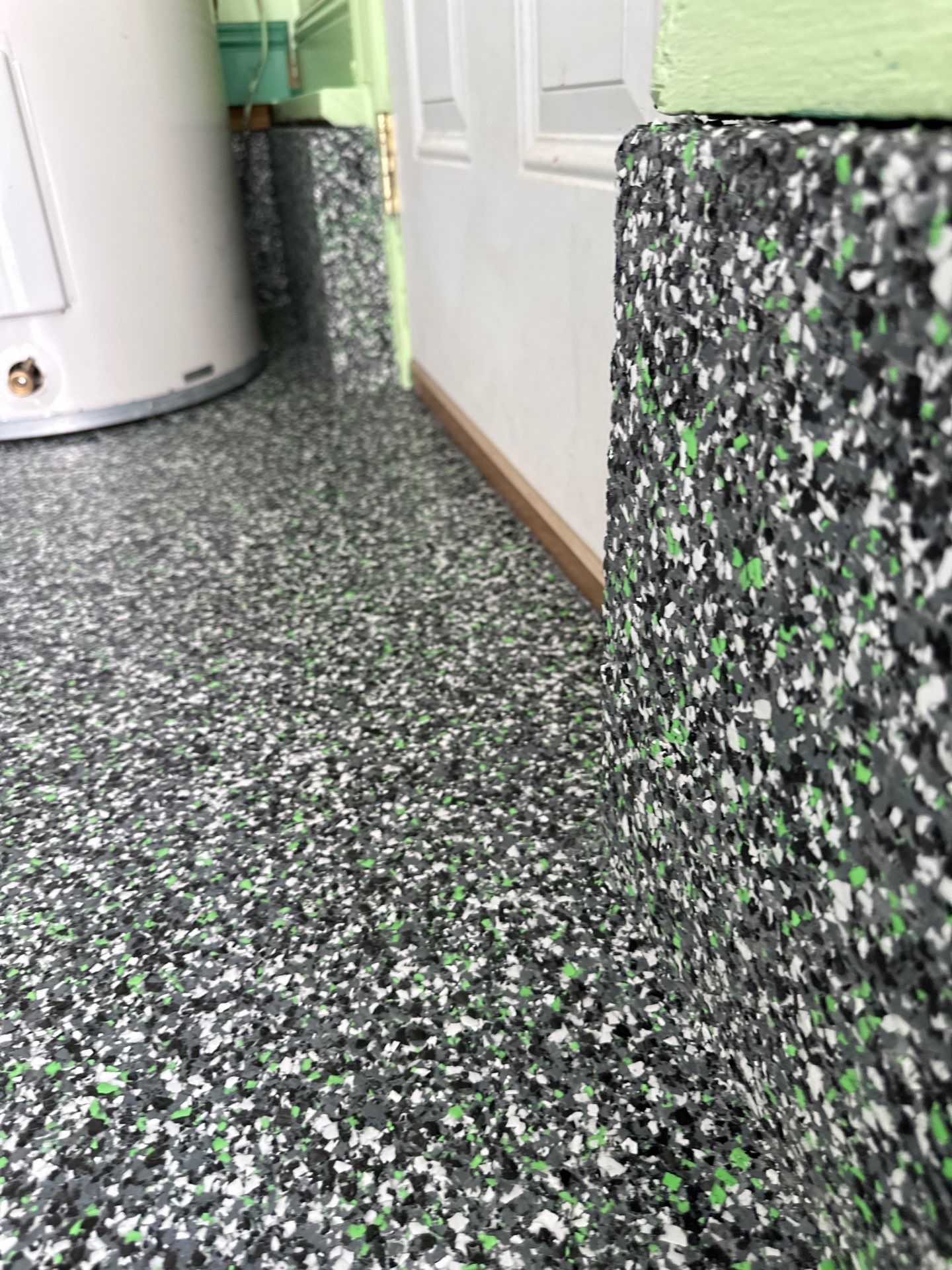 Garage Floor Coating using Custom Color by My Garage Floor Guys