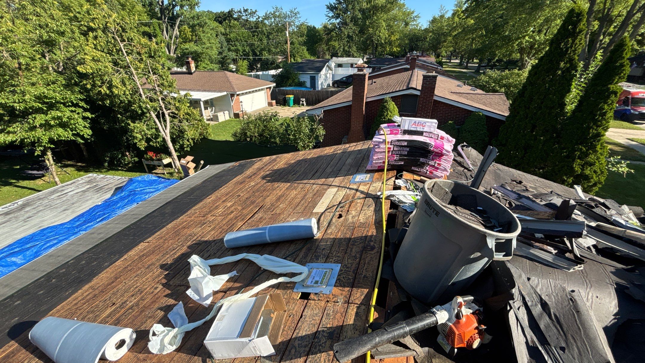 Roof Replacement using Owens Corning Onyx Black by 180 Contractors