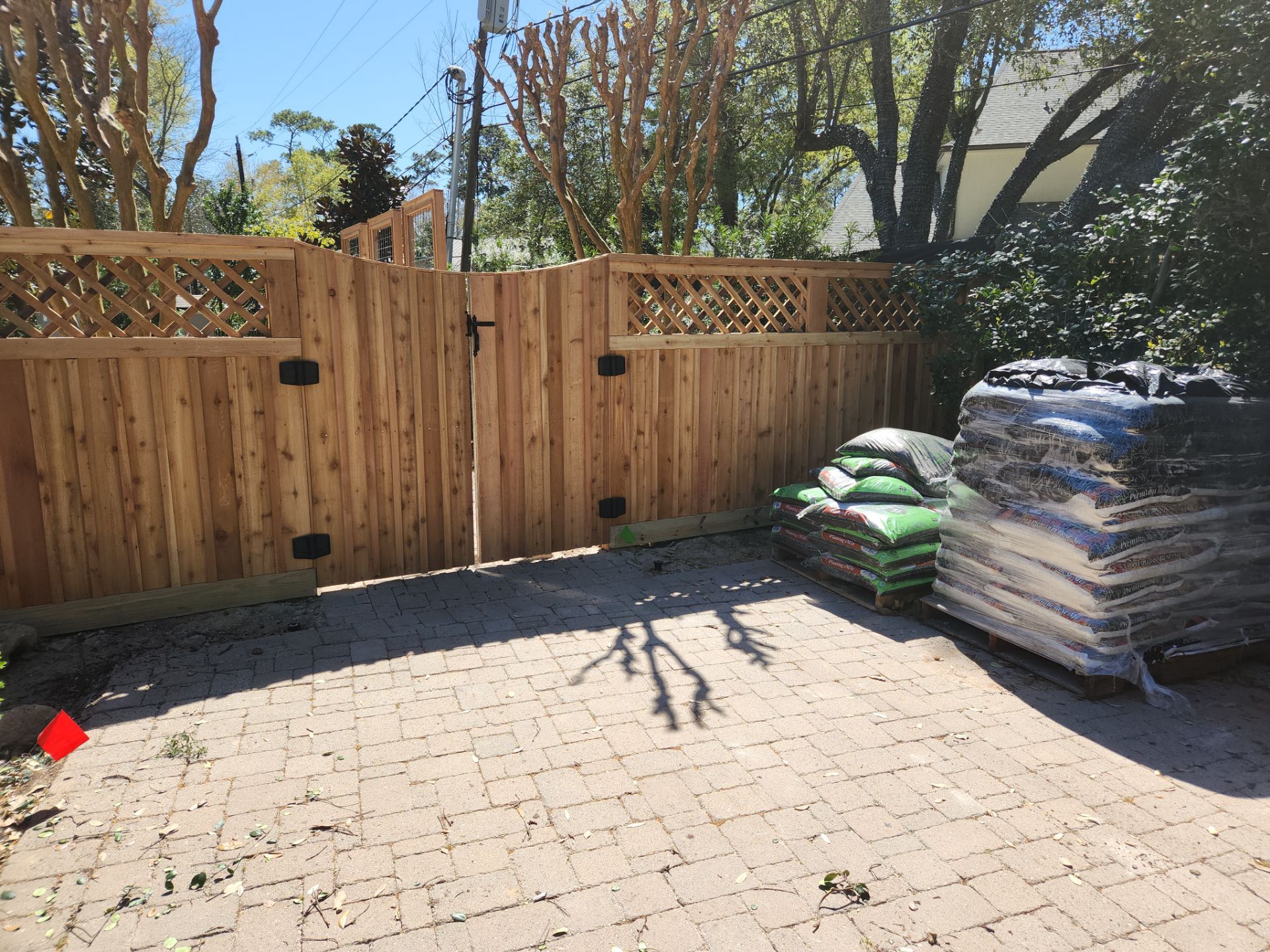 Premium Privacy : Fence with Lattice Top by Tim's Fences