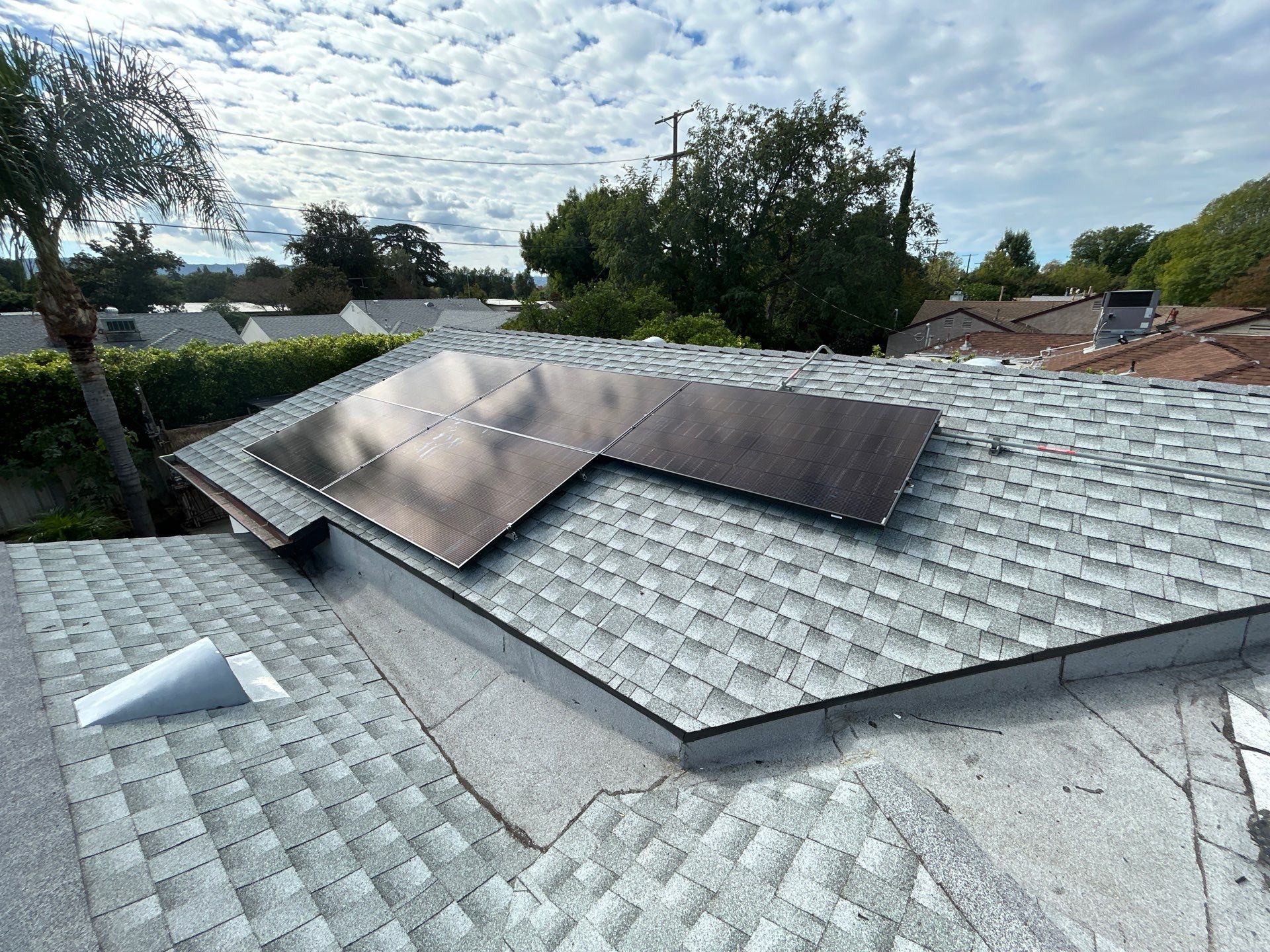 Residential Solar Panel Installation and Electrical Service Upgrade in Los Angeles by AWS Solar