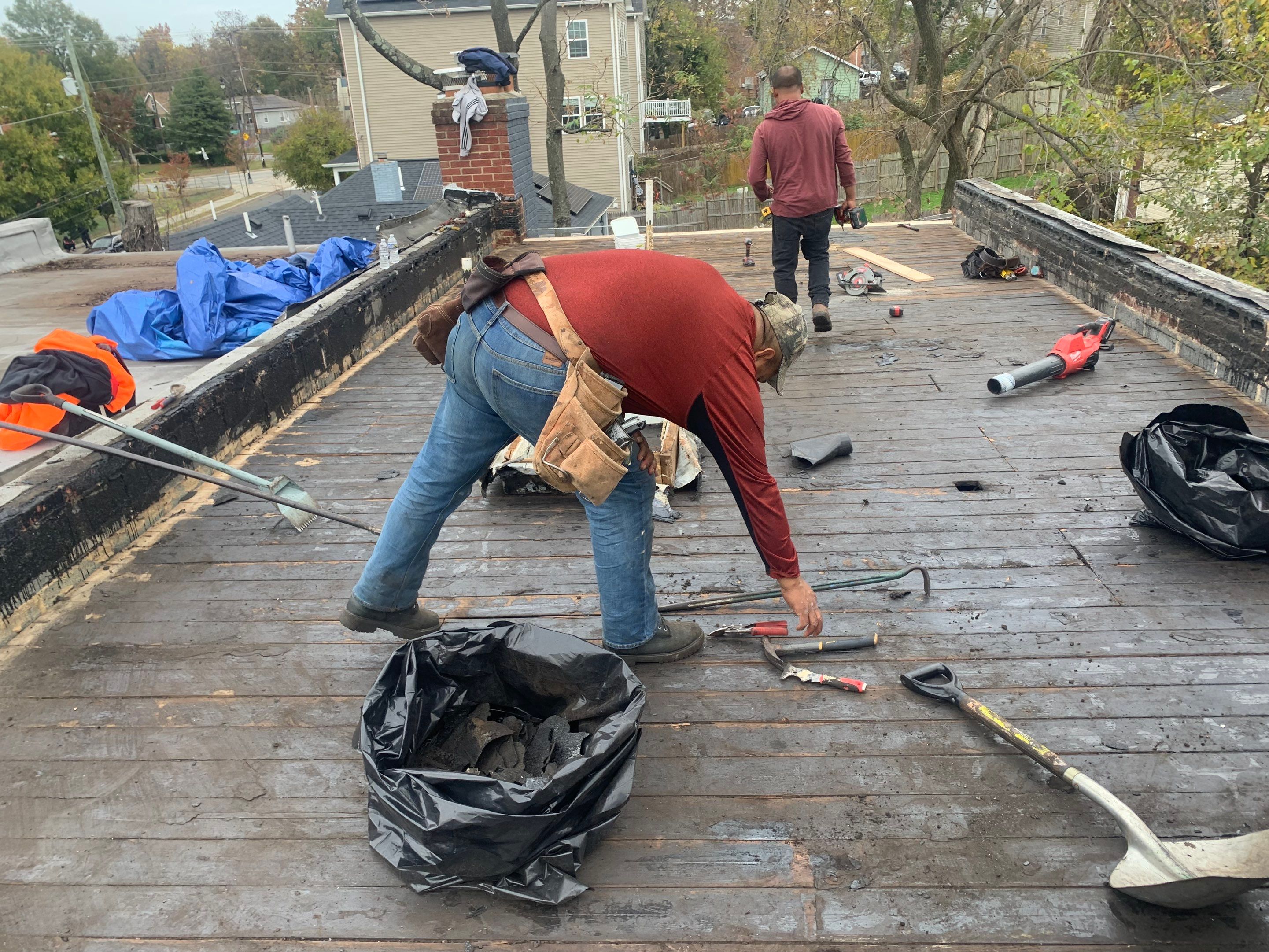 Residential Roofing Installation using TPO  by Greenspring Construction Services
