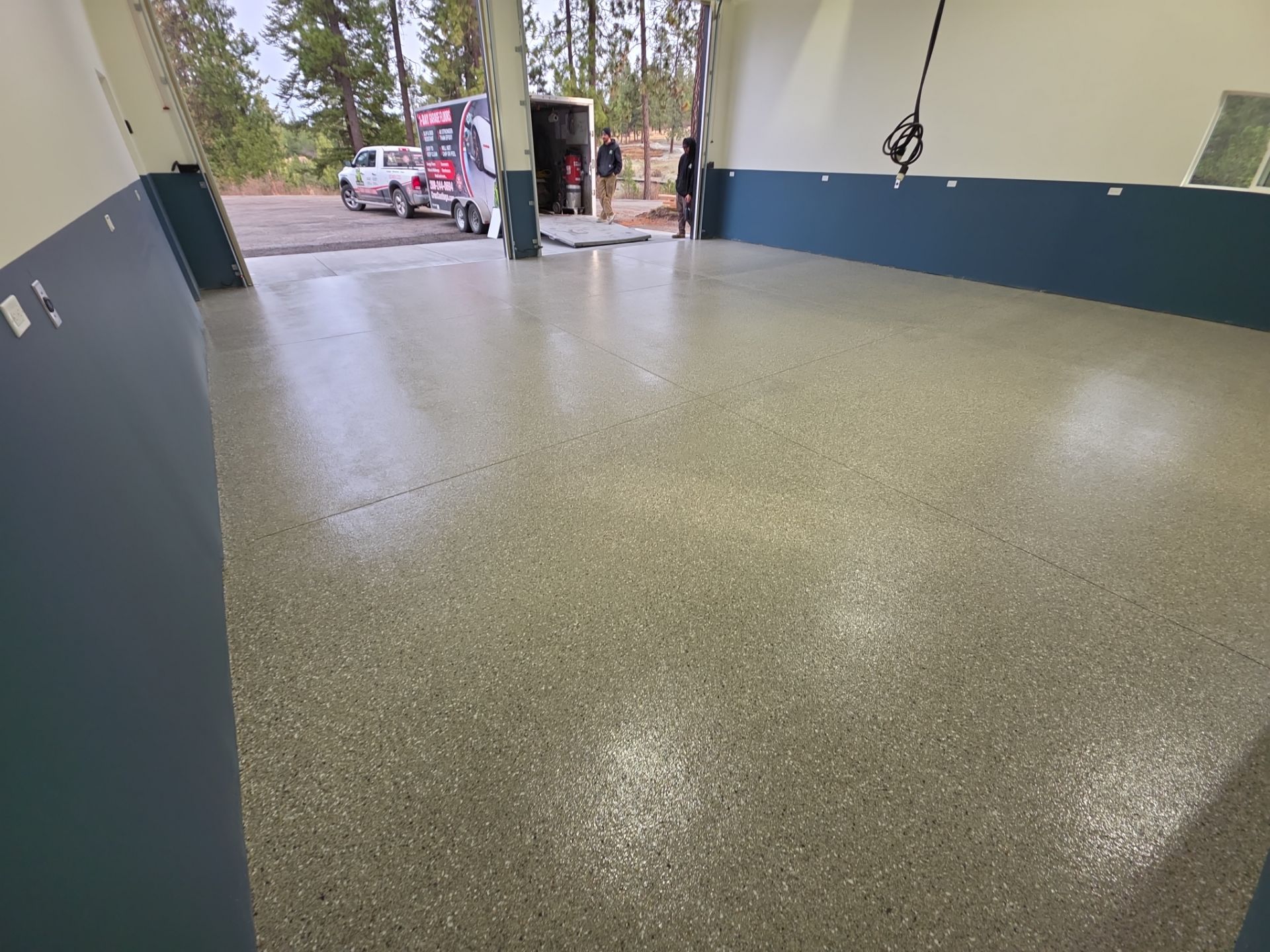 Shop Transformation using Claystone Hybrid by Croc Coatings, LLC