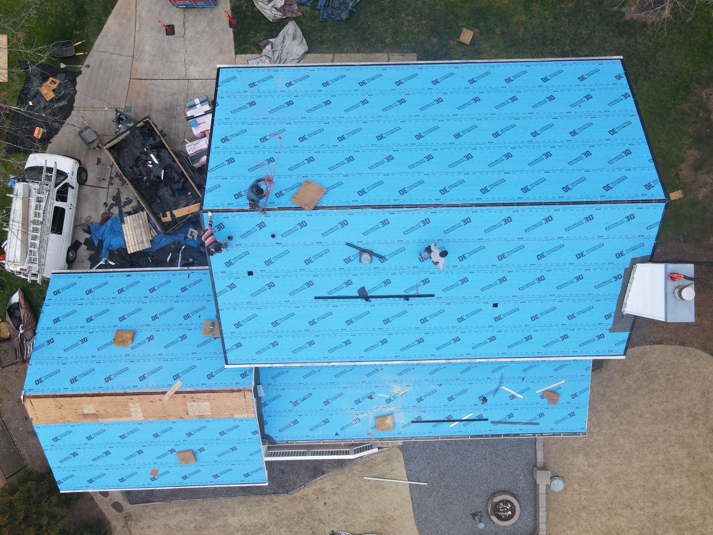 Residential Roofing Installation using Owens Corning by Inspector Roofing and Restoration