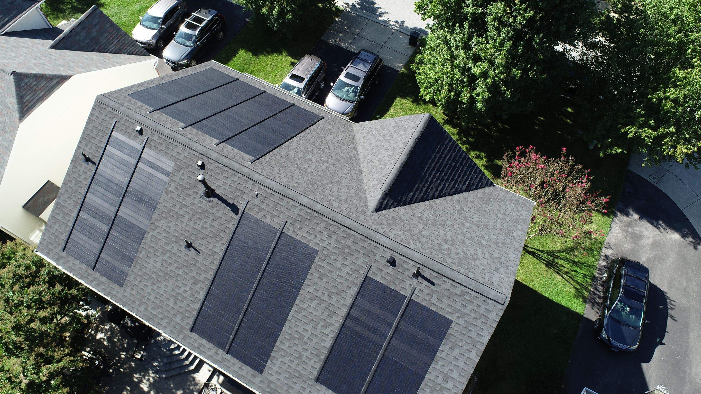 GAF Timberline Solar Roof Ellicott City, MD by American Home Contractors