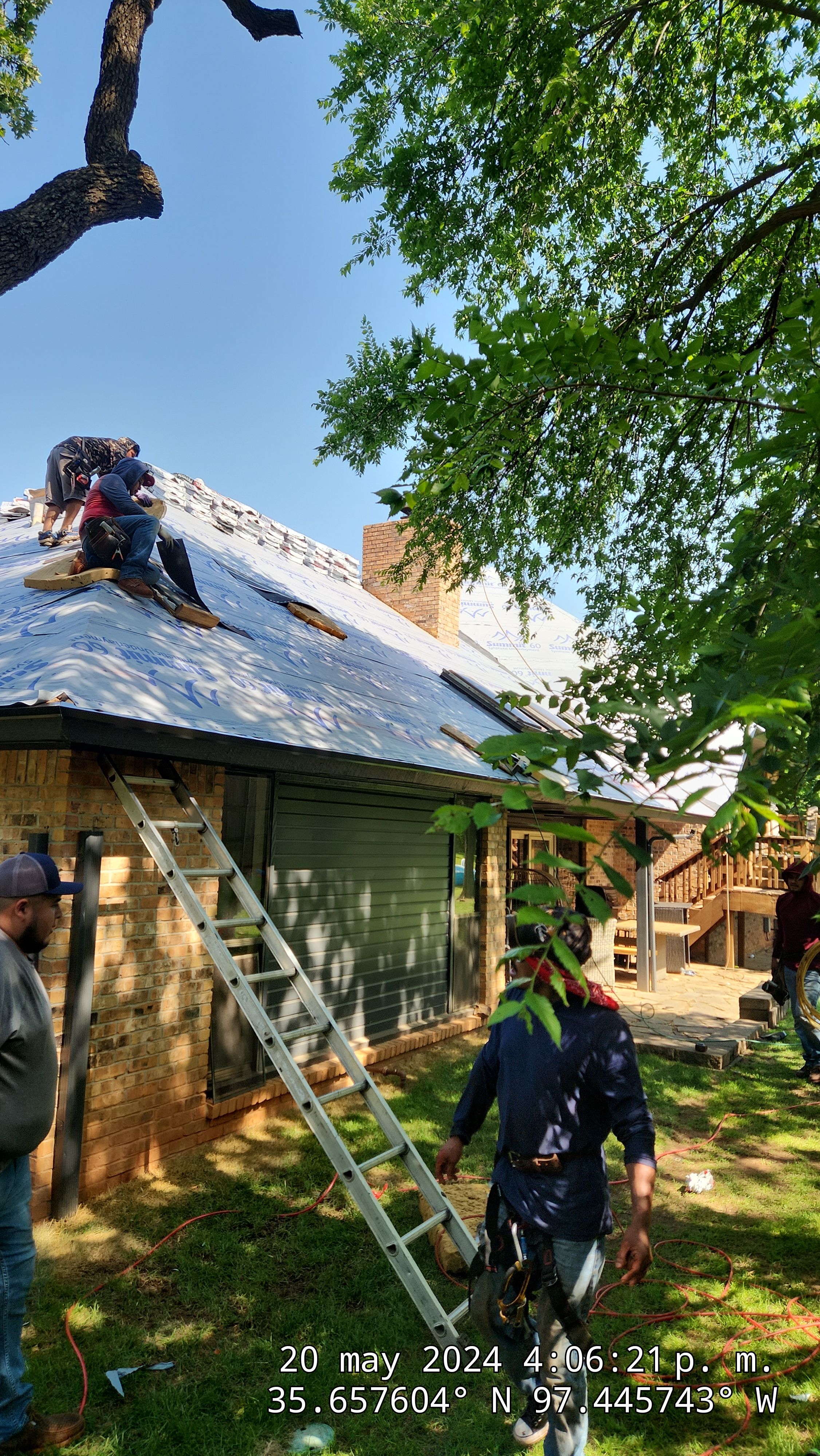 Residential Roofing Installation using Atlas by Castillo Roofing