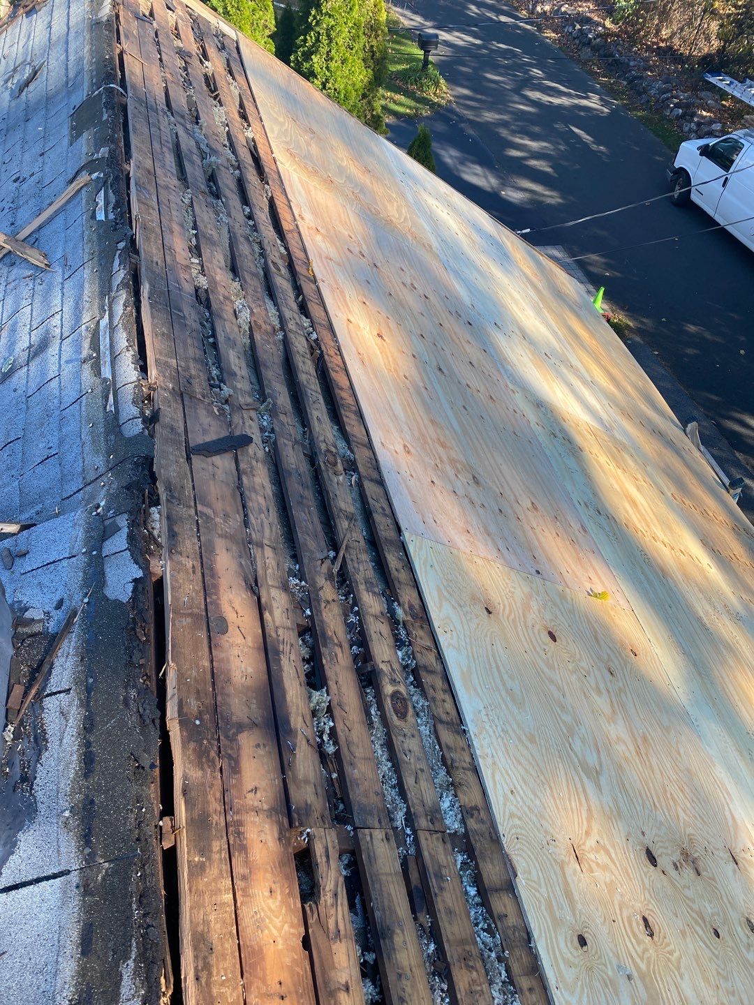 Residential Roofing Installation using Owens Corning TruDefinition by A Plus Exterior