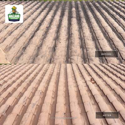 Barrel Tile Roof Cleaning & Paver Driveway Cleaning