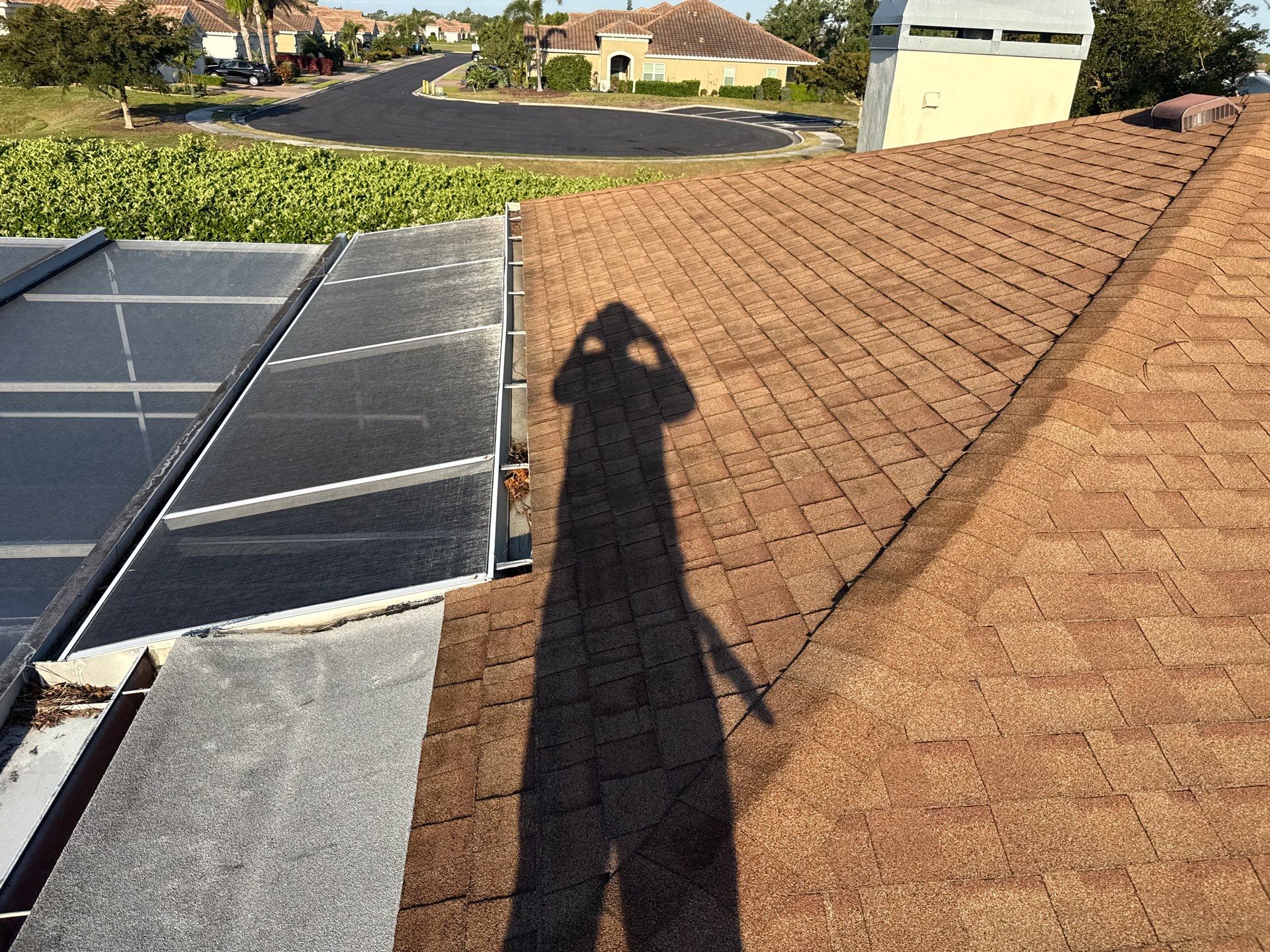 Concrete Tile Roof Cleaning in Village Green – Bradenton, FL | No Walking on Tiles! by Sunshine AquaWash