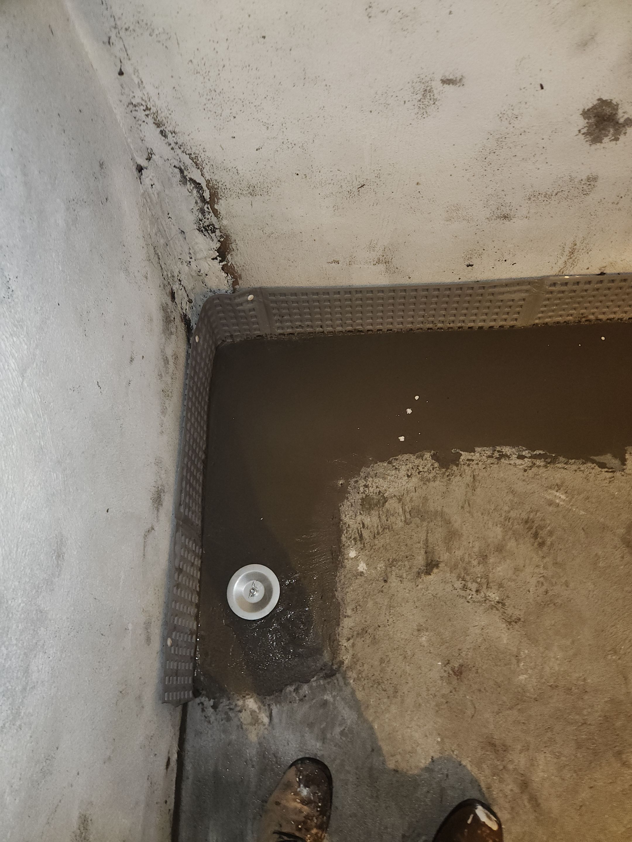 Interior French Drain & Mold Remediation in Mt Tabor NJ by Pure Service Pro, LLC 