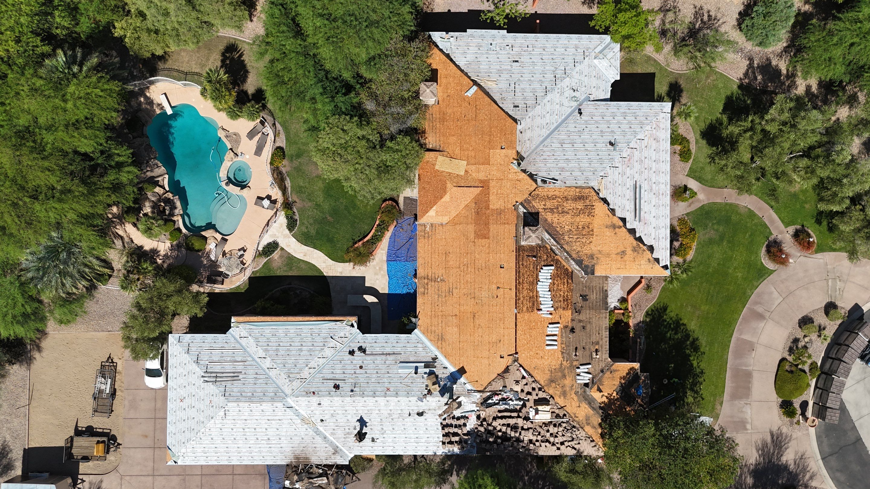 Project in Paradise Valley, AZ by Saint Roofing