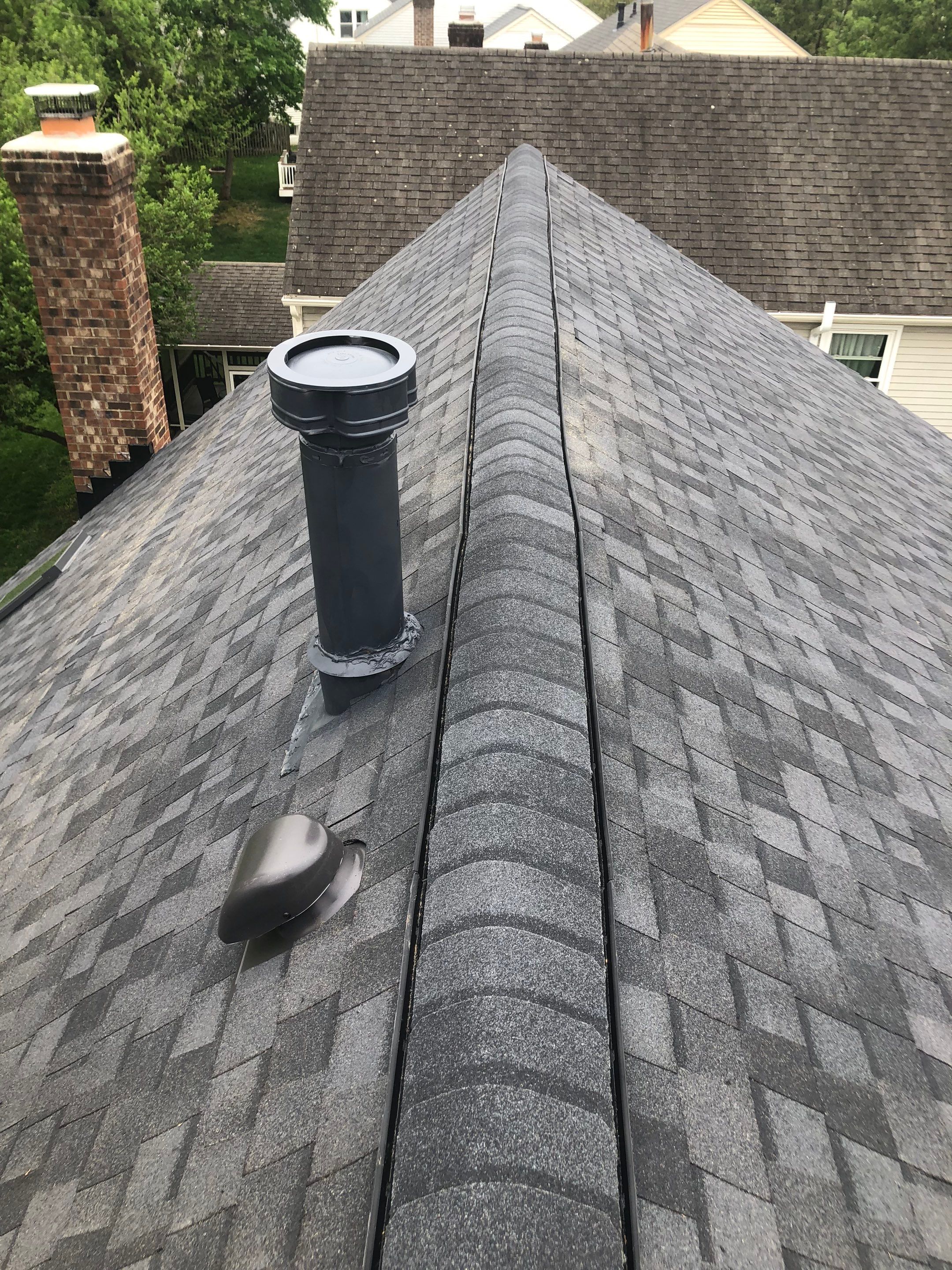 Vienna: CertainTeed Landmark Pro Designer Shingles in Max Def Moire Black by RM Banning, Inc.