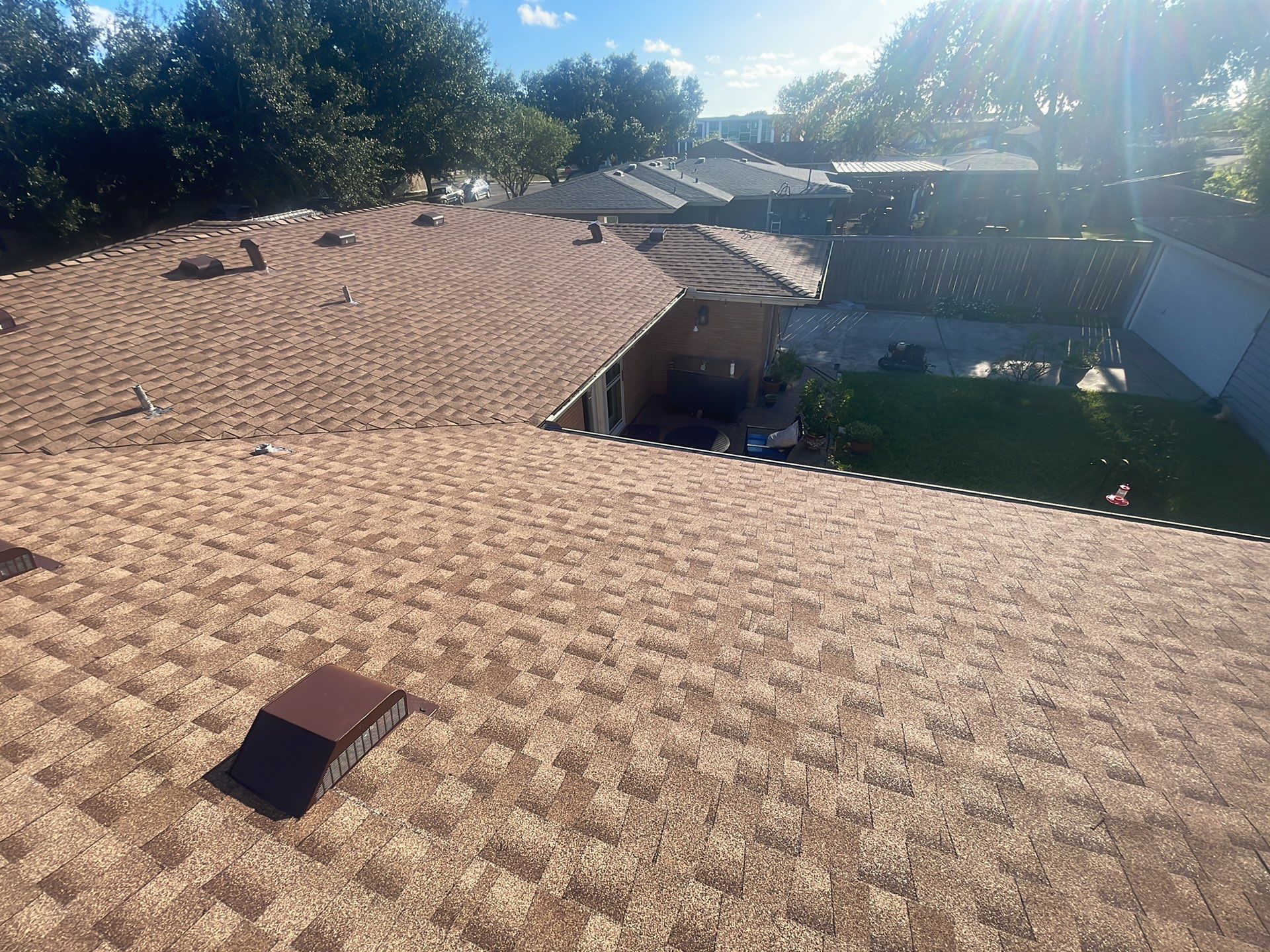 Residential Roofing Installation using GAF HDZ Shakewood by Lighthouse Roofing