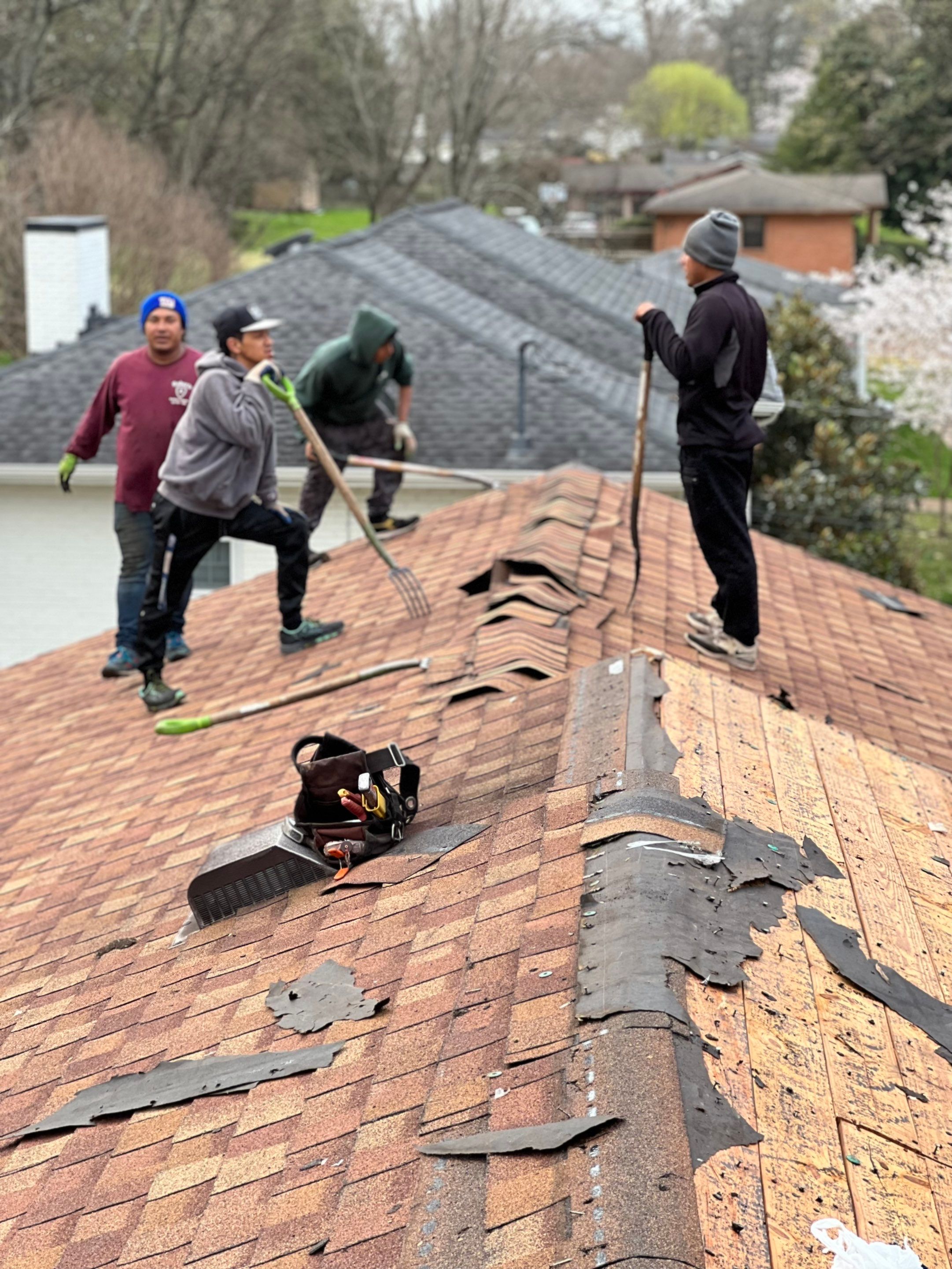 Residential Roofing Installation using Owens Corning Oakridge Roofing System by Undersun Roofing 