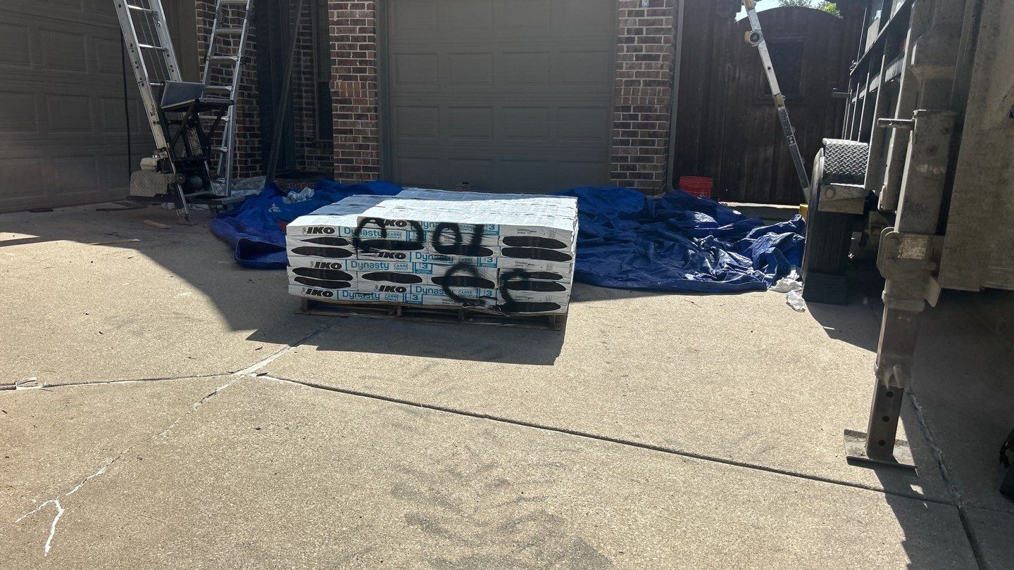 Residential Roof Repair using IKO Dynasty Class 3 Impact Resistant Shingles by Becker Roofing and Exteriors