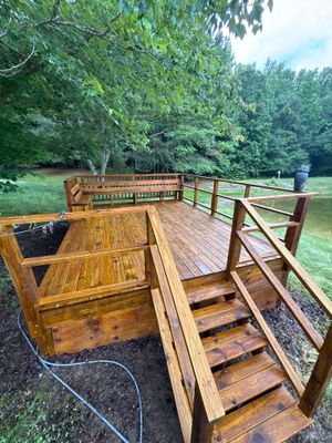 Deck using Wood Sealant