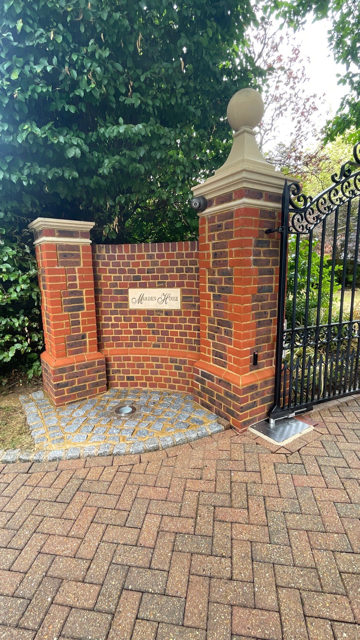 Driveway and Entrance clean using honda 21 ltr/min by Ges Exterior Cleaning ltd