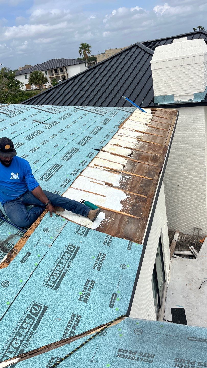 Megalodon Metal Roof on Corpus Bay by Bayfront Roofing and Construction