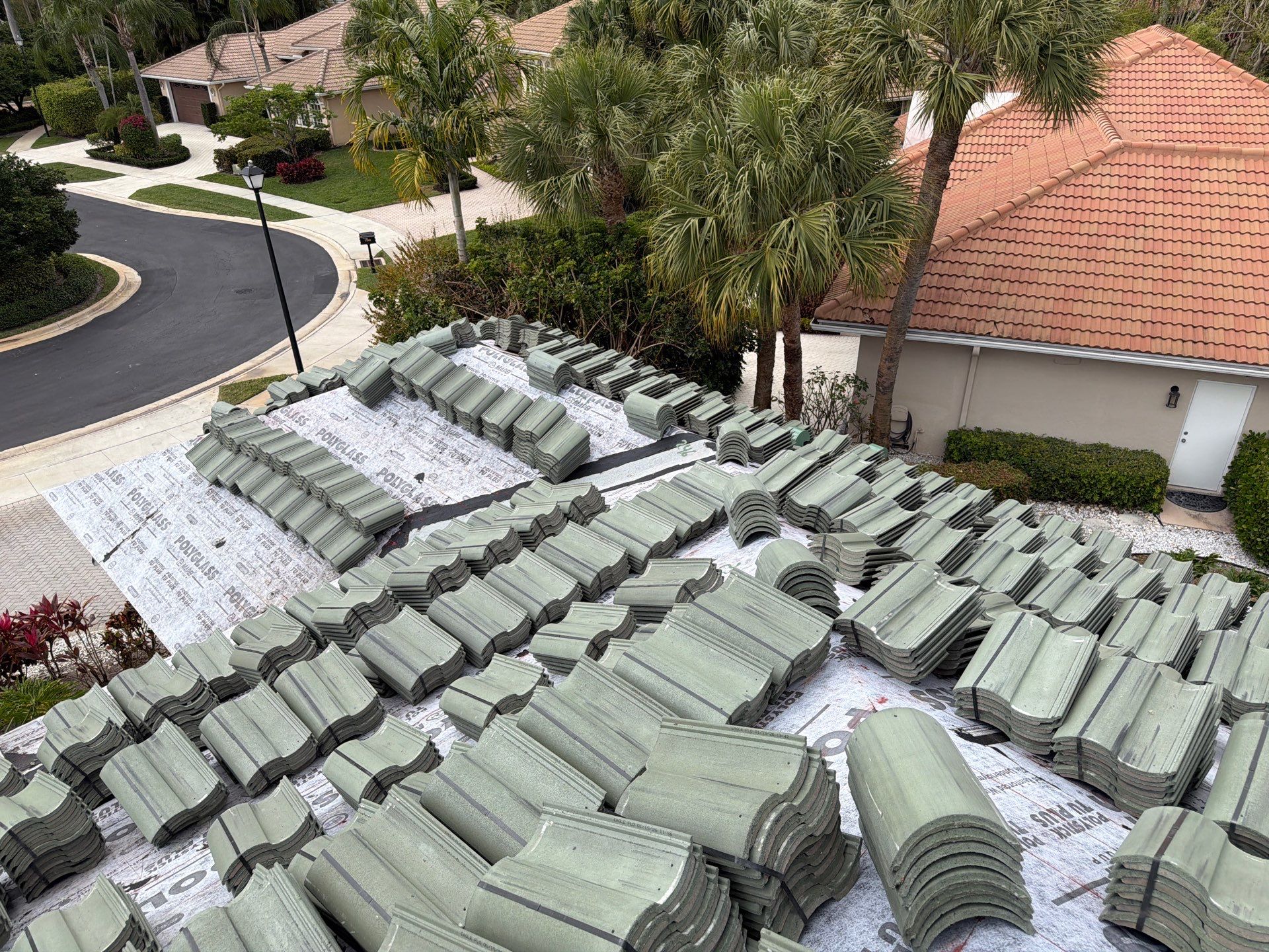 Residential Roofing Installation using Eagle Roofing Tile by BLUES BROTHERS ROOFING