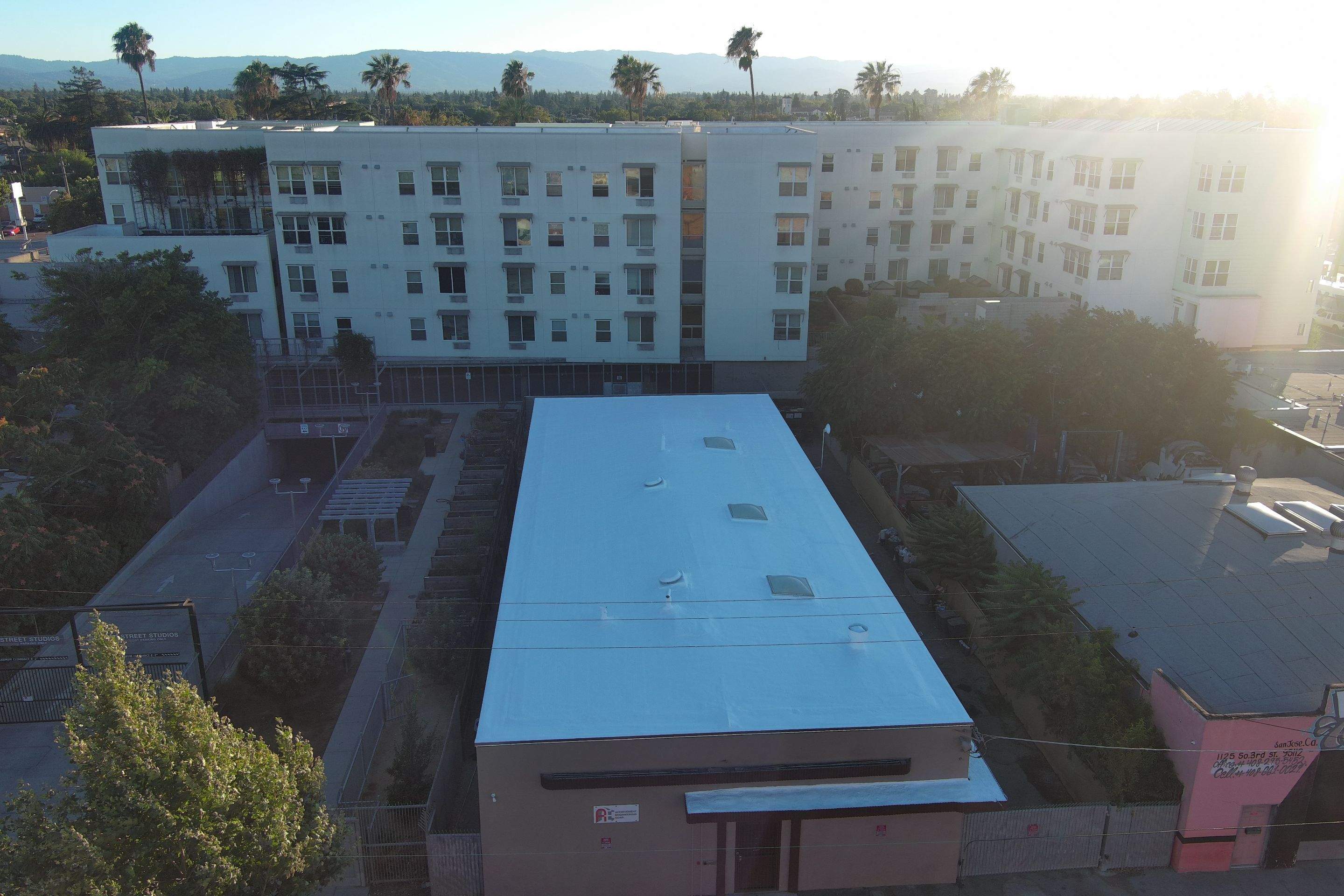 Foam Refurbish using Conklin Benchmark/PUMA XL coatings and spray foam by Straight Edge Roofing Inc